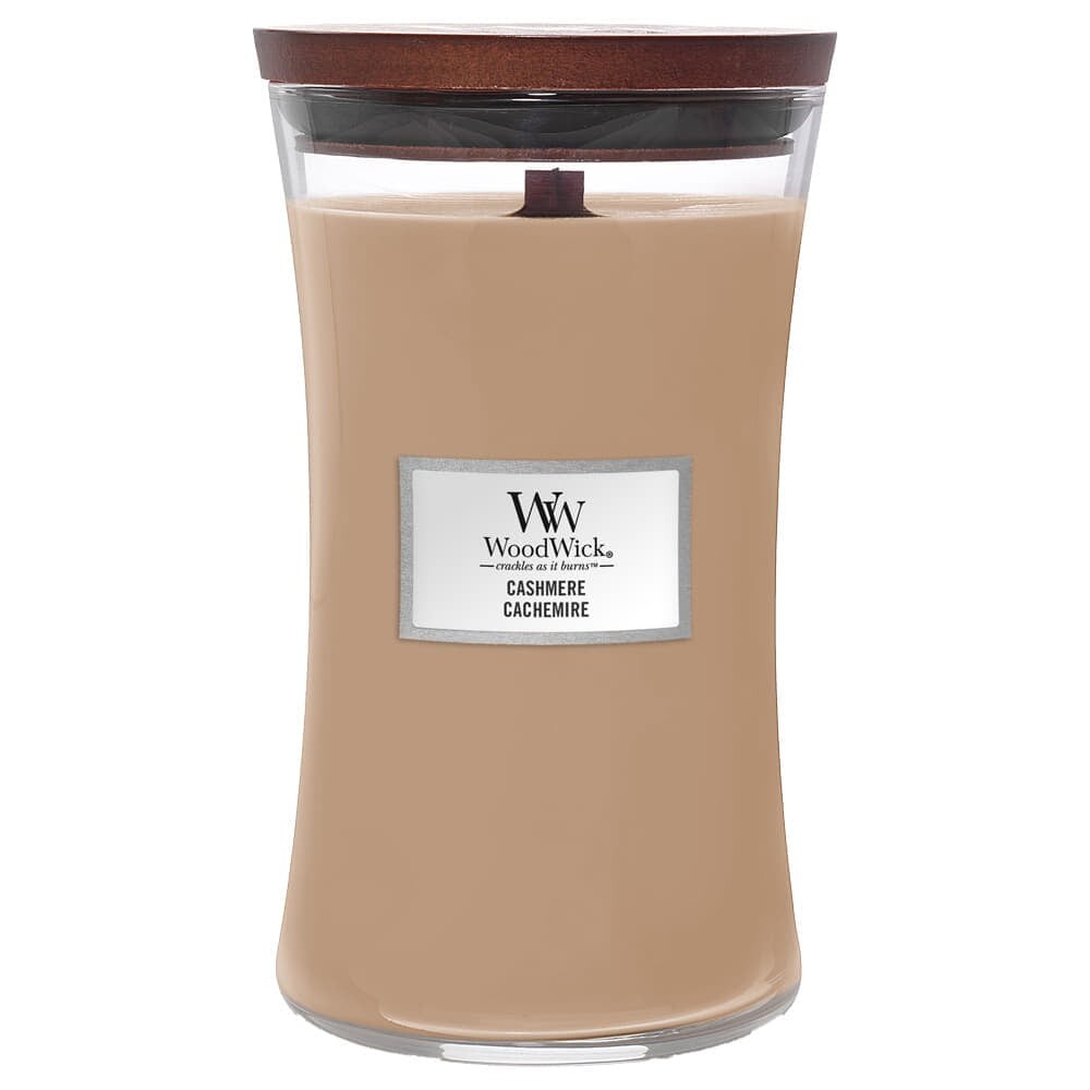 Woodwick Large Hourglass Candle Cashmere Universal