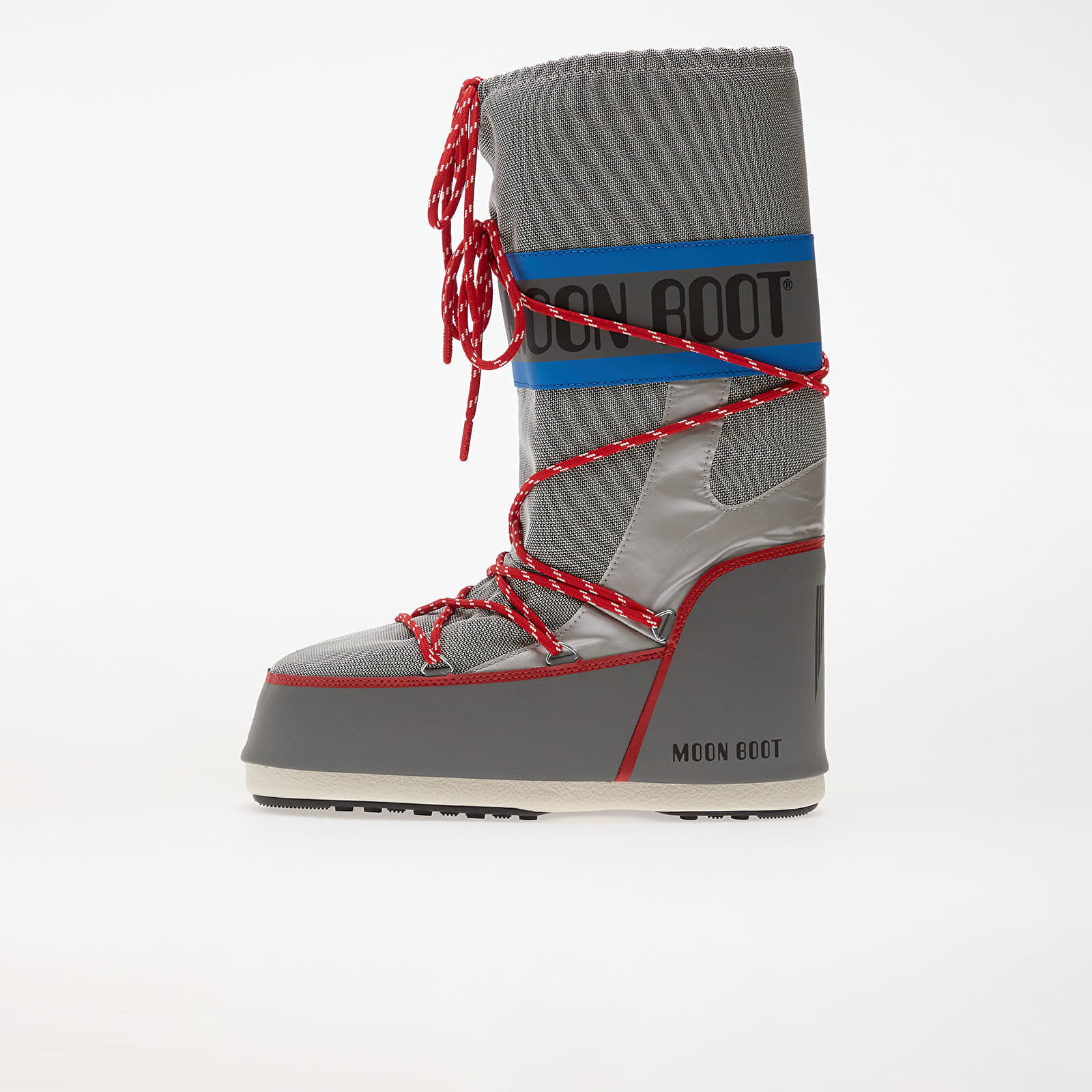 Sneakers Moon Boot Icon Space Racing Silver/ Blue/ Red UK 10.5-12
