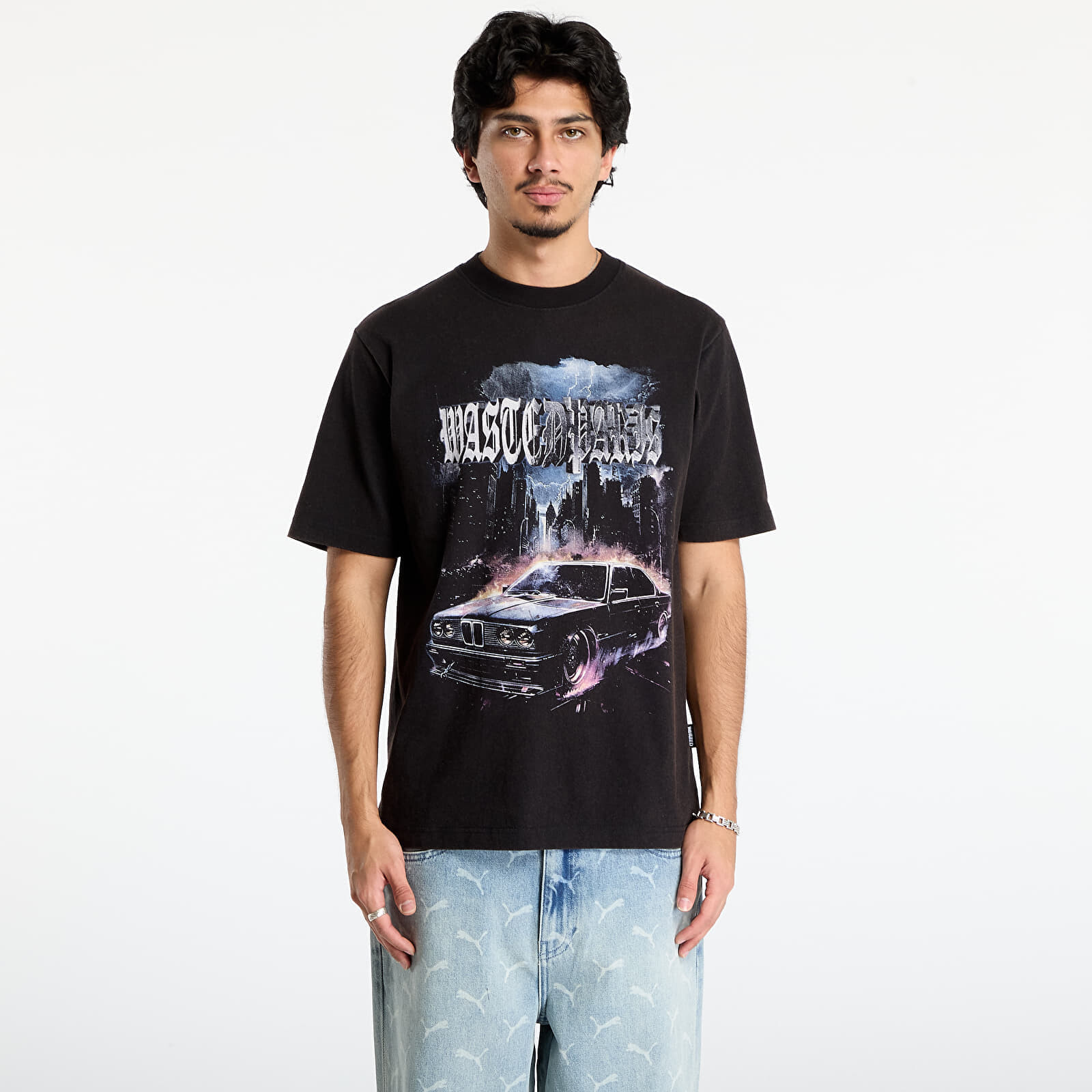 T-shirt Wasted Paris M Run T-Shirt Faded Black L