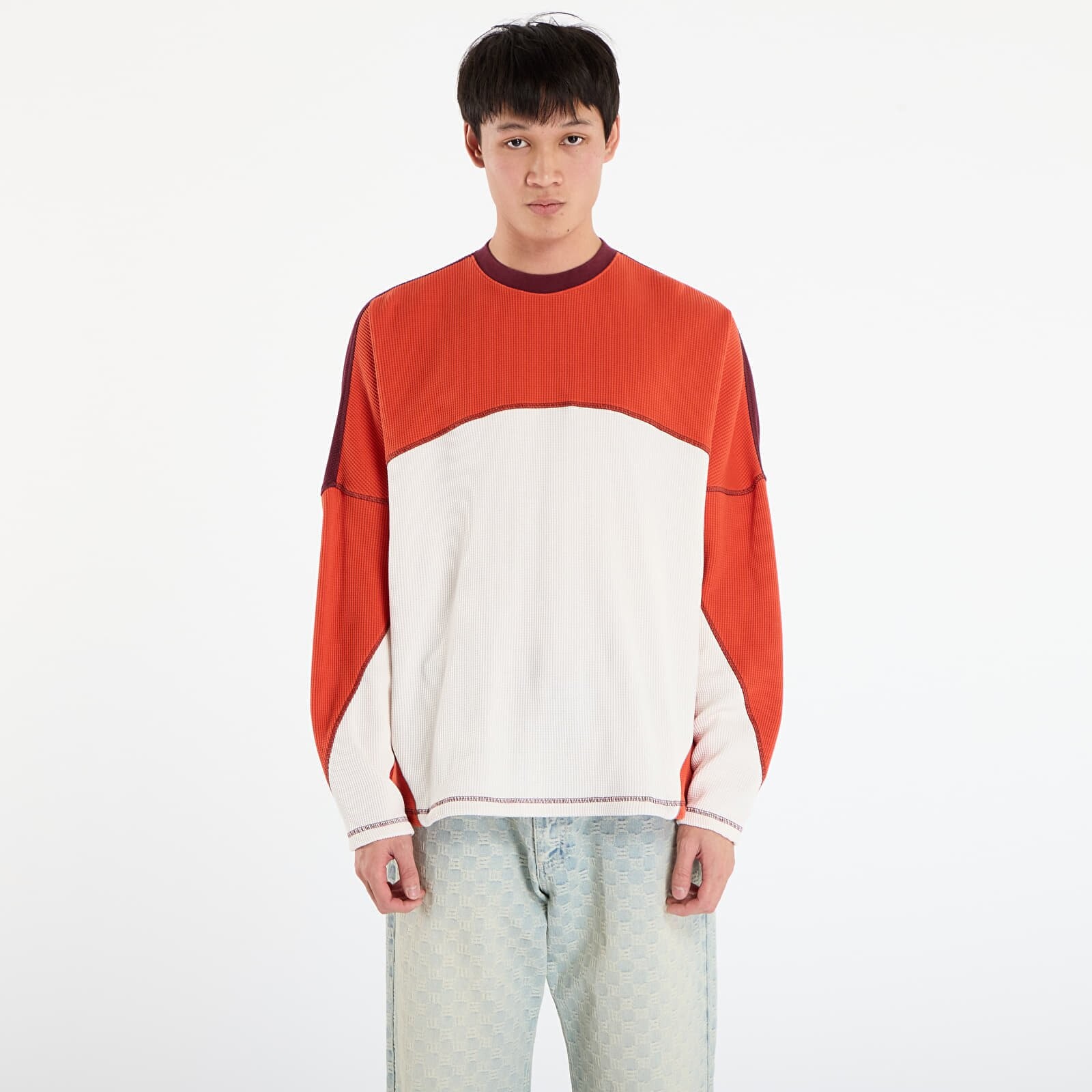 Sweater adidas La Cienega LS Sports Long-Sleeve Top UNISEX Off White S