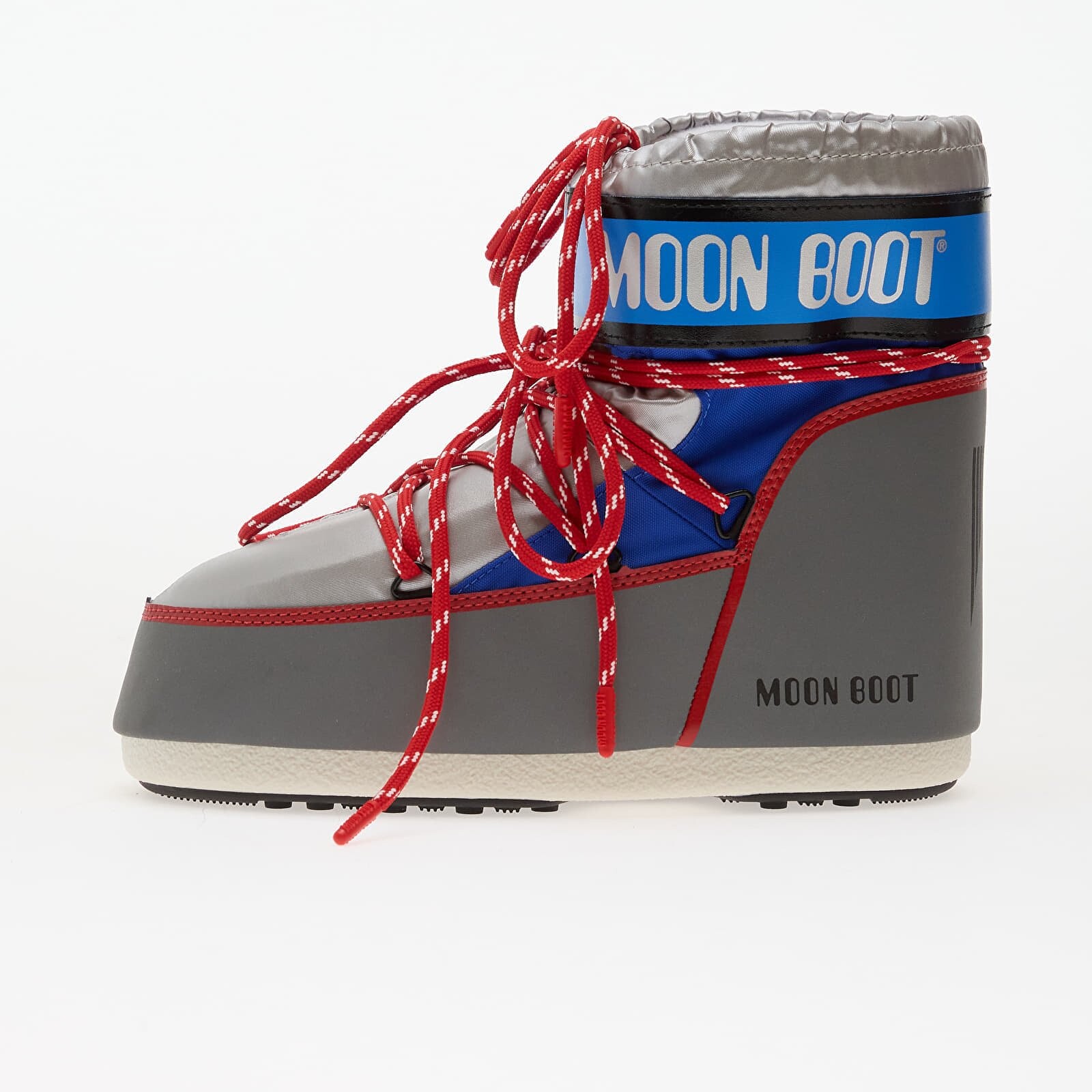 Sneakers Moon Boot Icon Low Space Racing Silver/ Blue/ Red UK 8-9.5