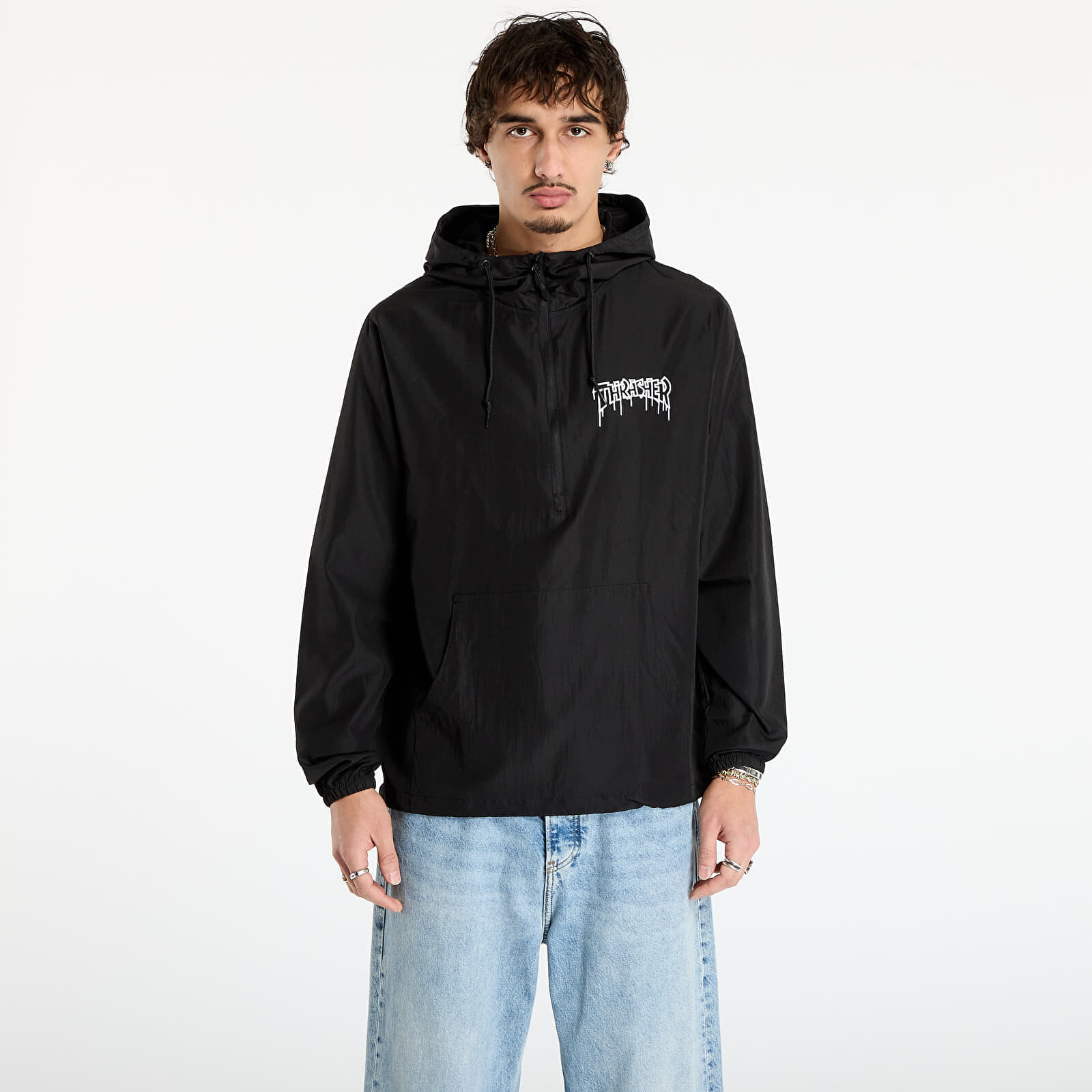 Jacket Thrasher One-liner Anorak Jacket Black XL