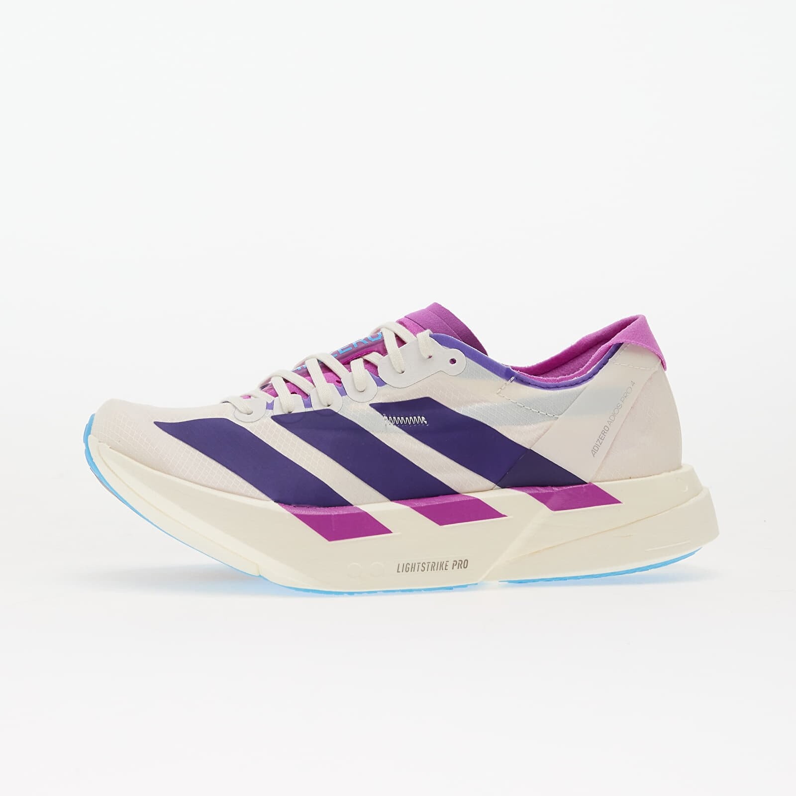 Sneakers adidas Adizero Adios Pro 4 W Core White/ Collegiate Purple/ Semi Blue Burst UK 6.5