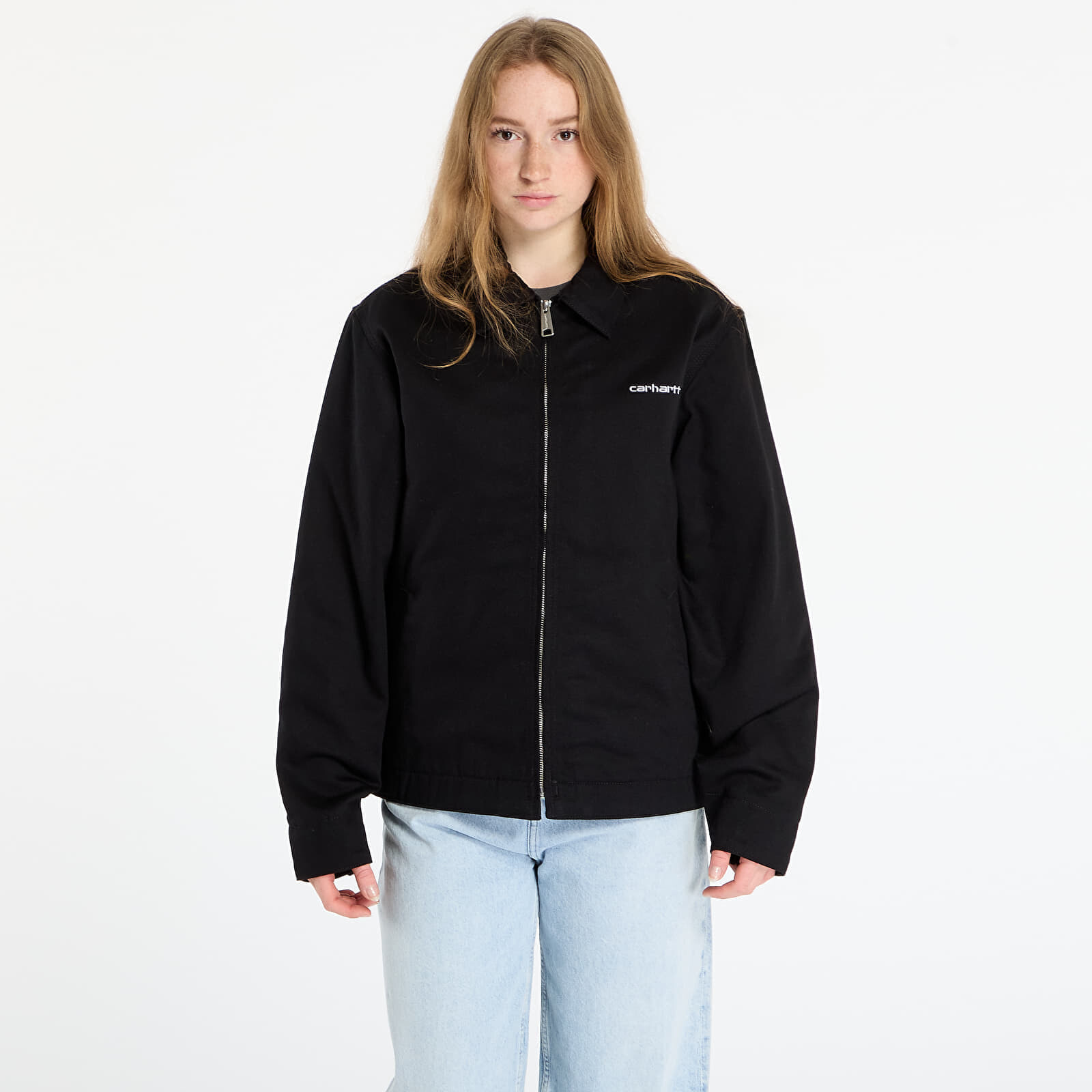 Jacket Carhartt WIP Module Script Jacket UNISEX Black/ White Rigid S