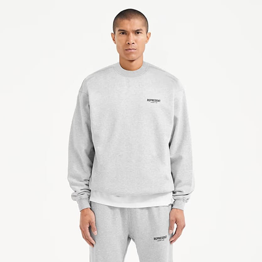 Sweater REPRESENT Owners Club Sweater Ash Grey/ Black XL
