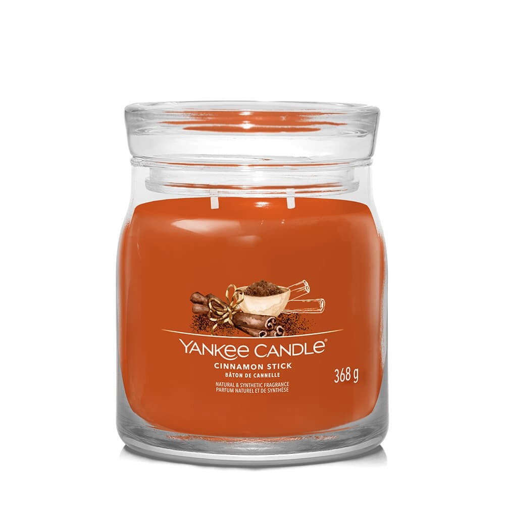 Yankee Candle Signature Medium Jar 2 Wicks Cinnamon Stick Universal