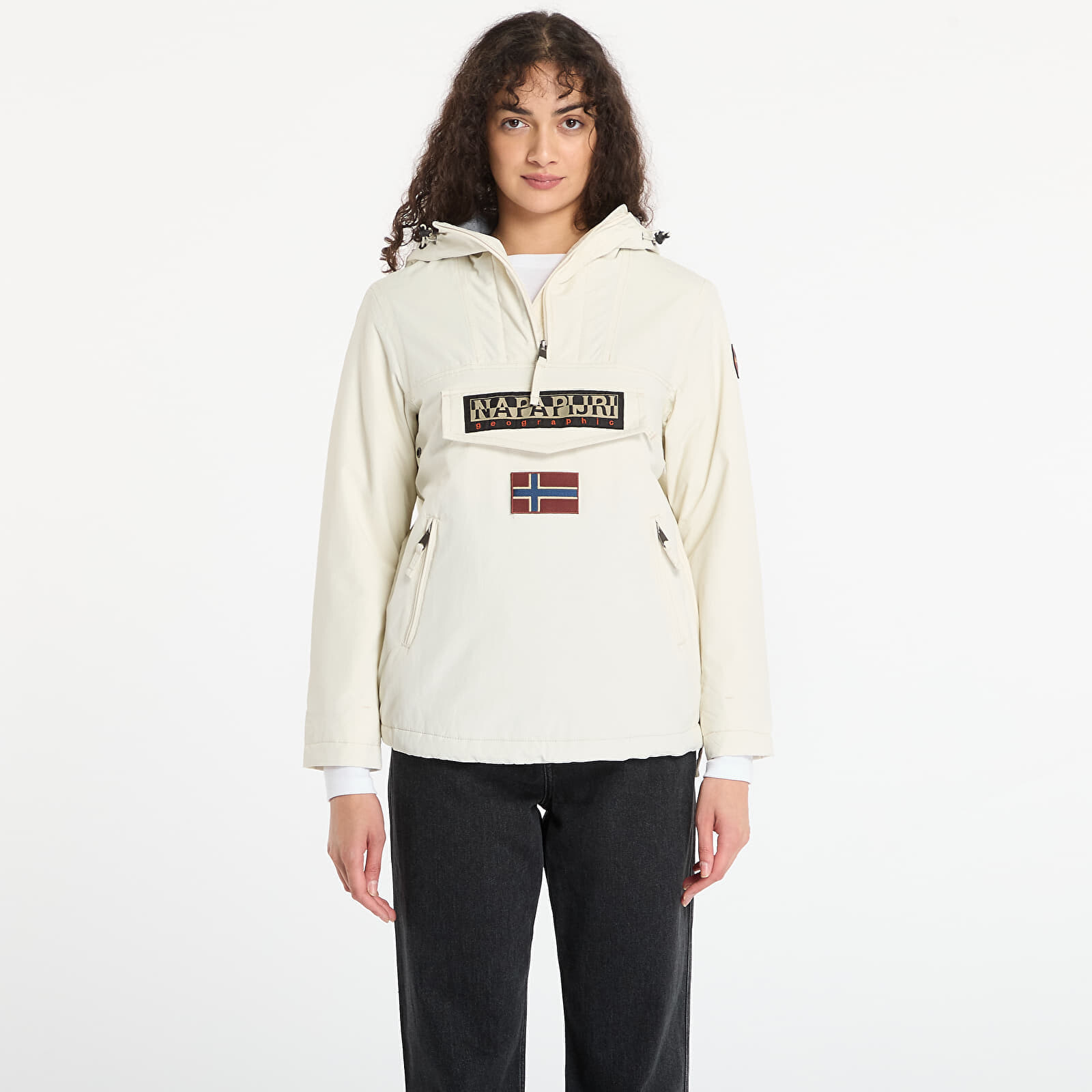 Jacket Napapijri Rainforest W Pocket 4 Beige Dimity S