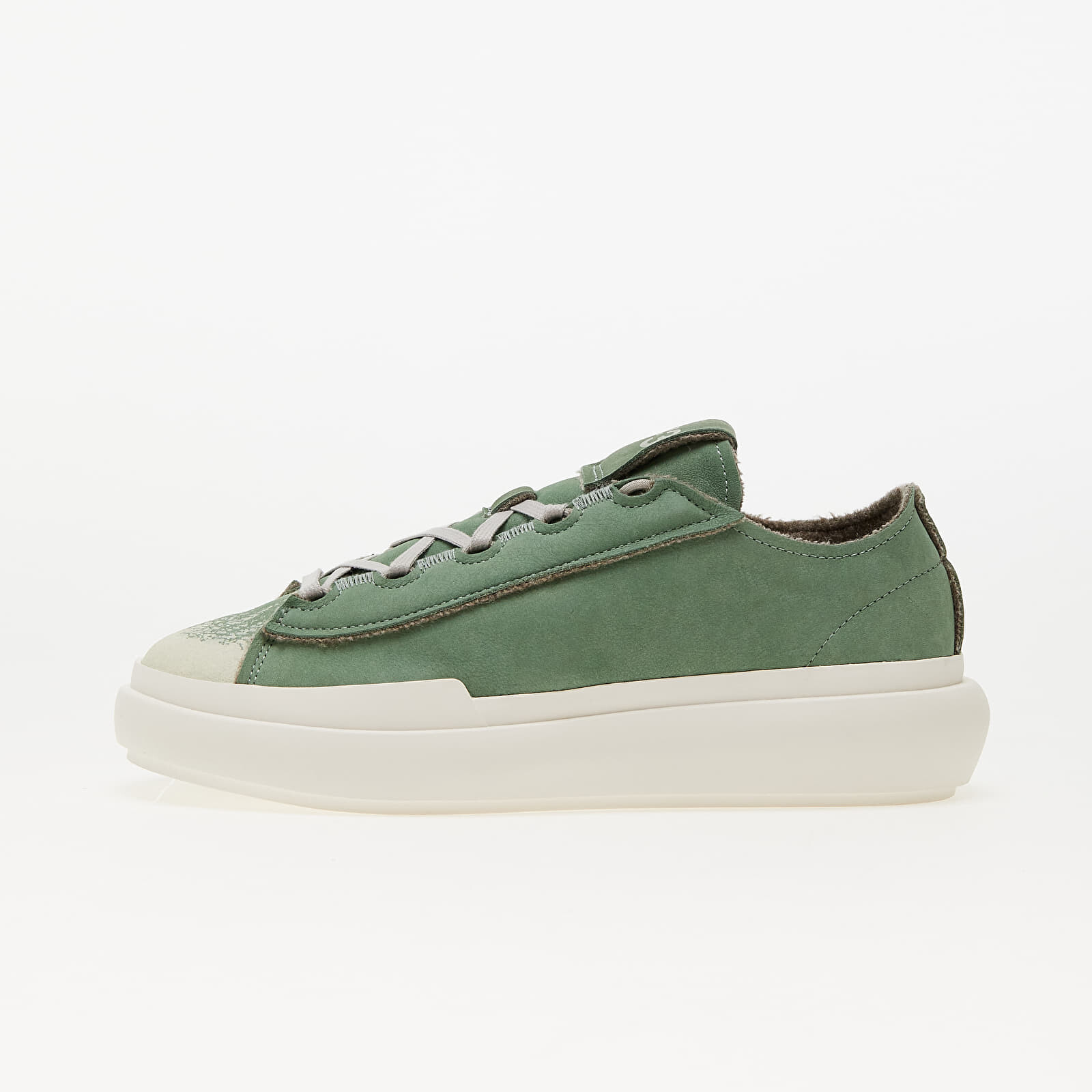 Sneakers Y-3 Nizza Lo Silver Green/ Silver Green/ Off White UK 9