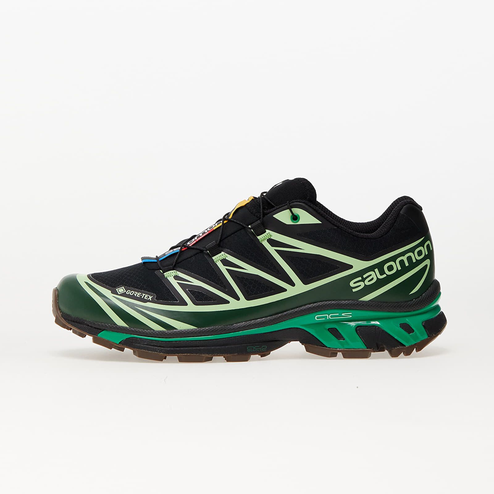 Sneakers Salomon XT-6 GTX Black/ Eden/ Green Ash UK 8