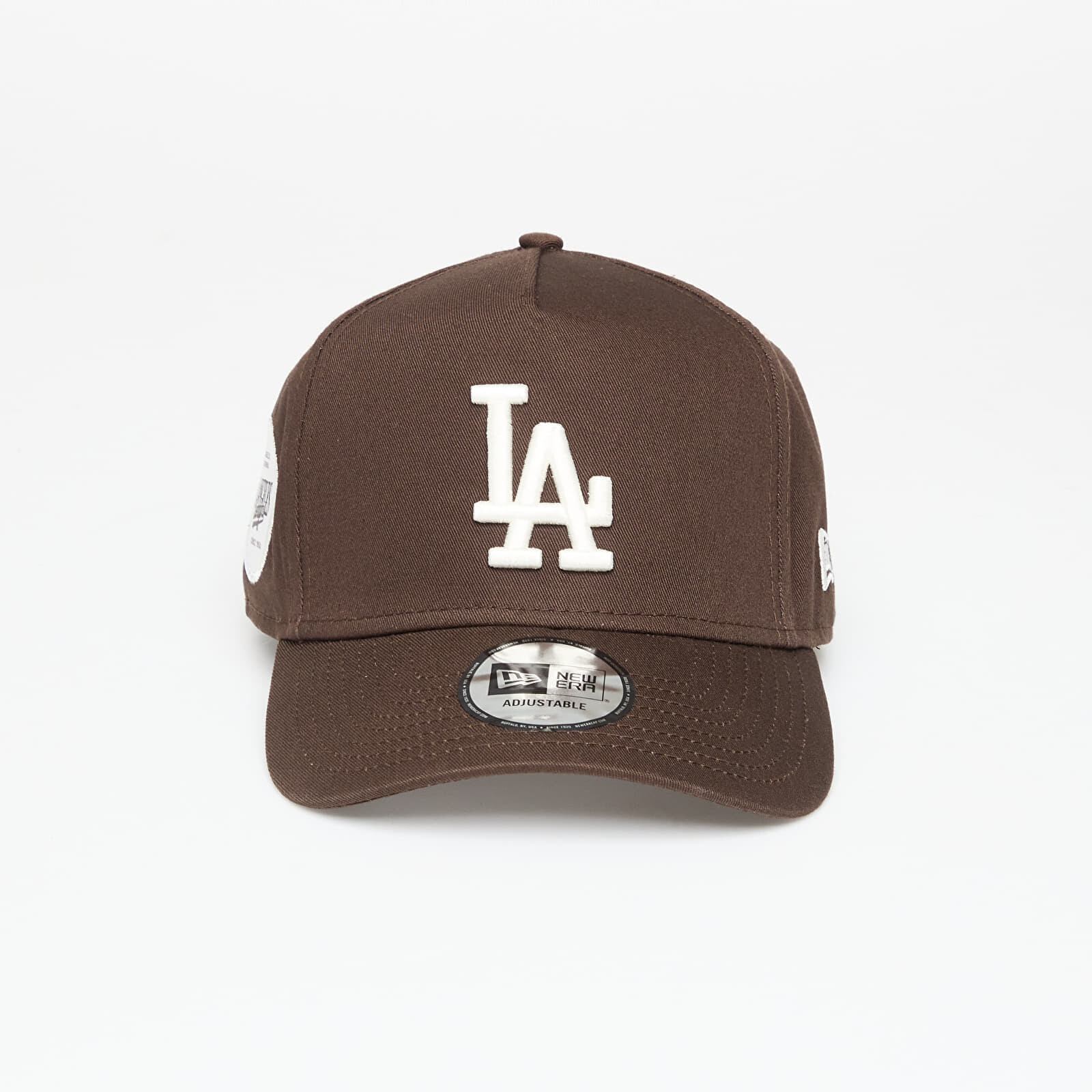 New Era LA Dodgers MLB Sidepatch 9FORTY E-Frame Adjustable Cap Dark Brown Universal