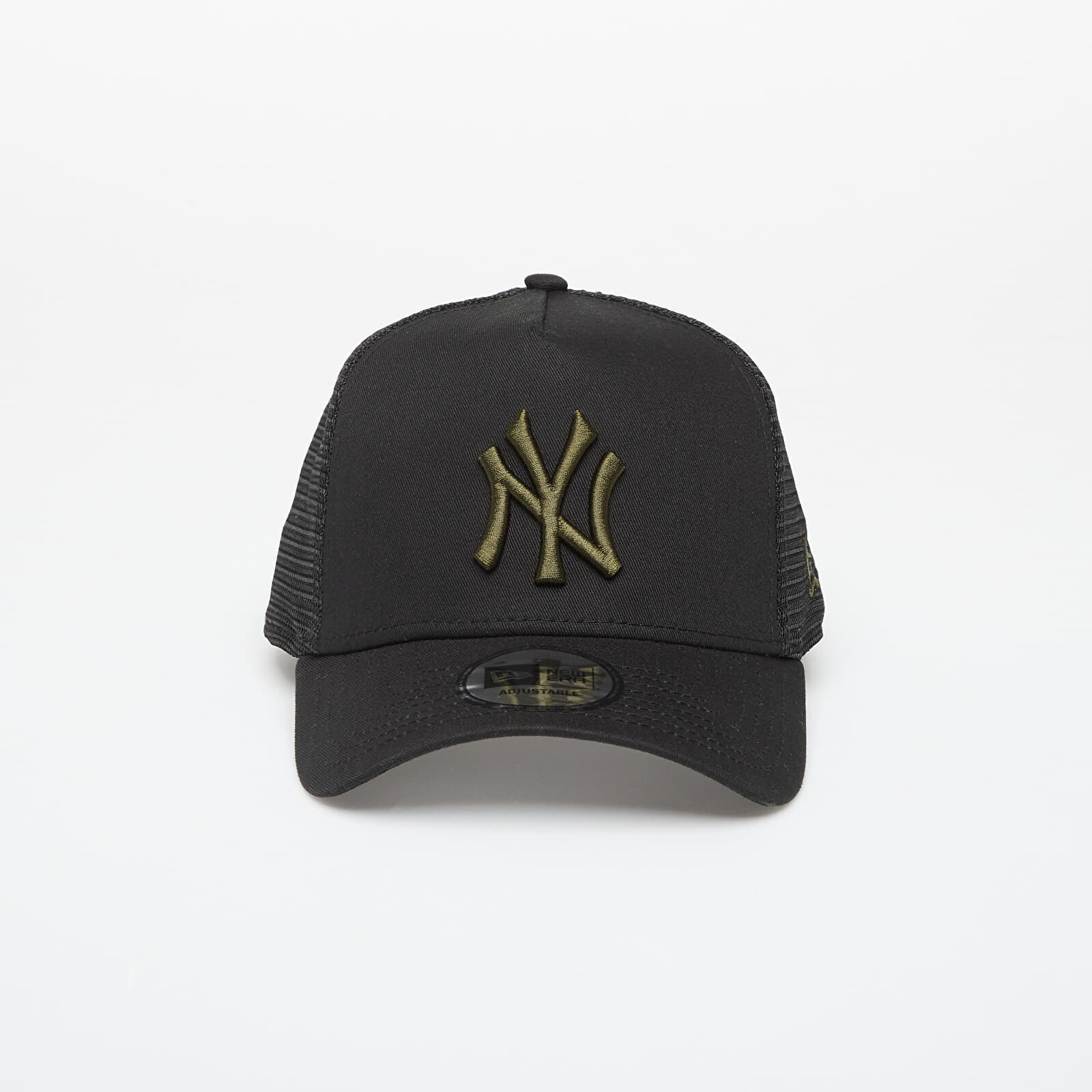 New Era 9FORTY Af Trucker MLB League Essential Trucker New York Yankees Black/ Rifle Green Universal