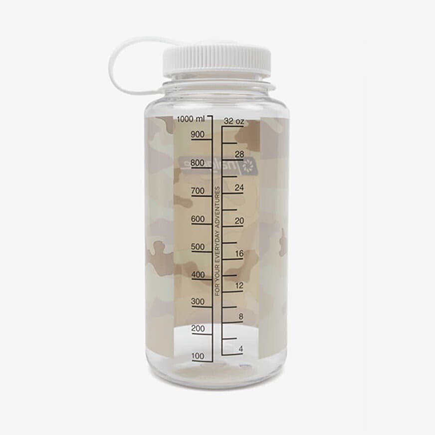 Nalgene 1000 ml Wide Mouth Clear /White Camo Universal