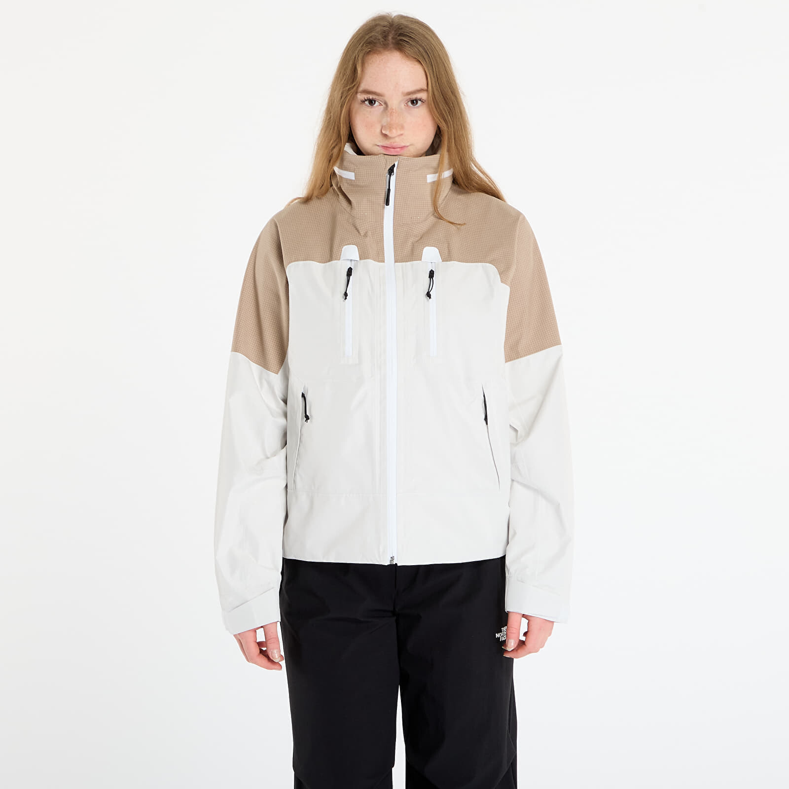 Jacket The North Face W Hke Devils Thumb Gtx Jacket White Dune/ Mushroom Gre M