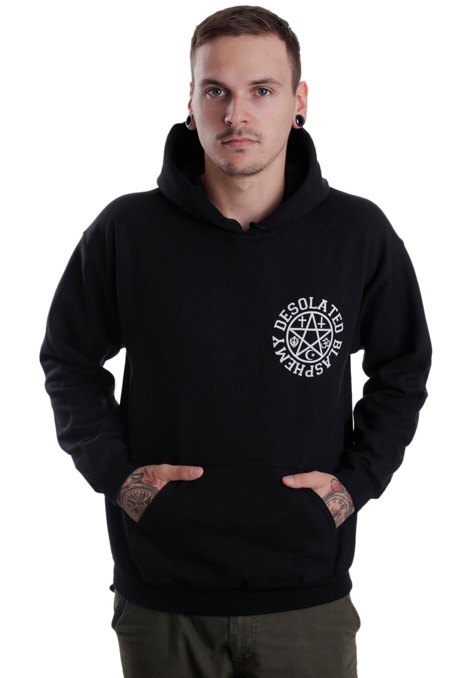 Desolated - Blasphemy - Hoodie - black - L - 50% Cotton, 50% Polyester,Sweat