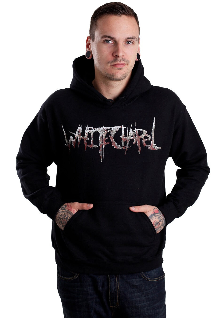 Whitechapel - Bloody Blade - Hoodie - black - L - 50% Cotton, 50% Polyester