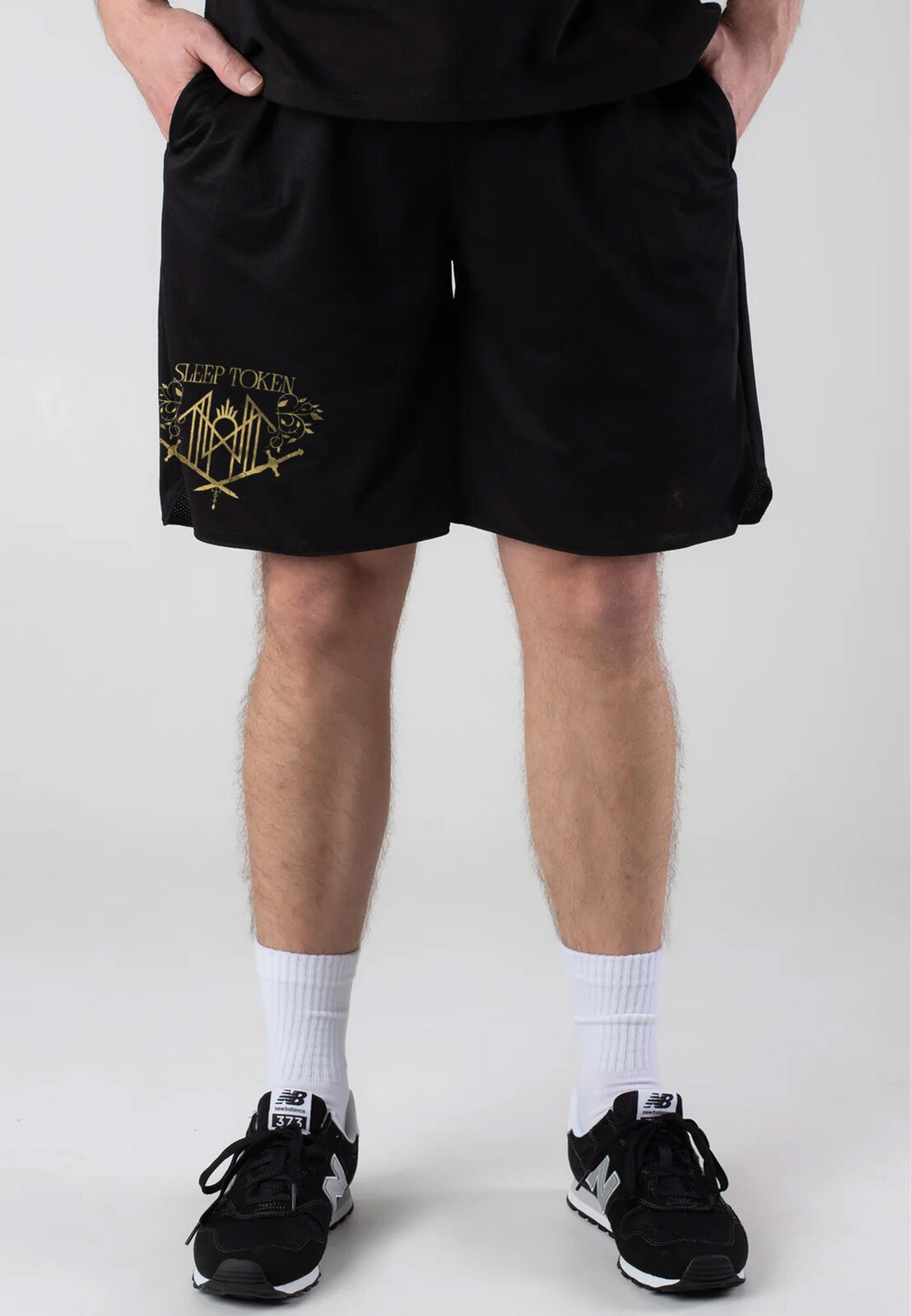 Sleep Token - Damocles - Shorts - black - M - 100% Polyester,Mesh