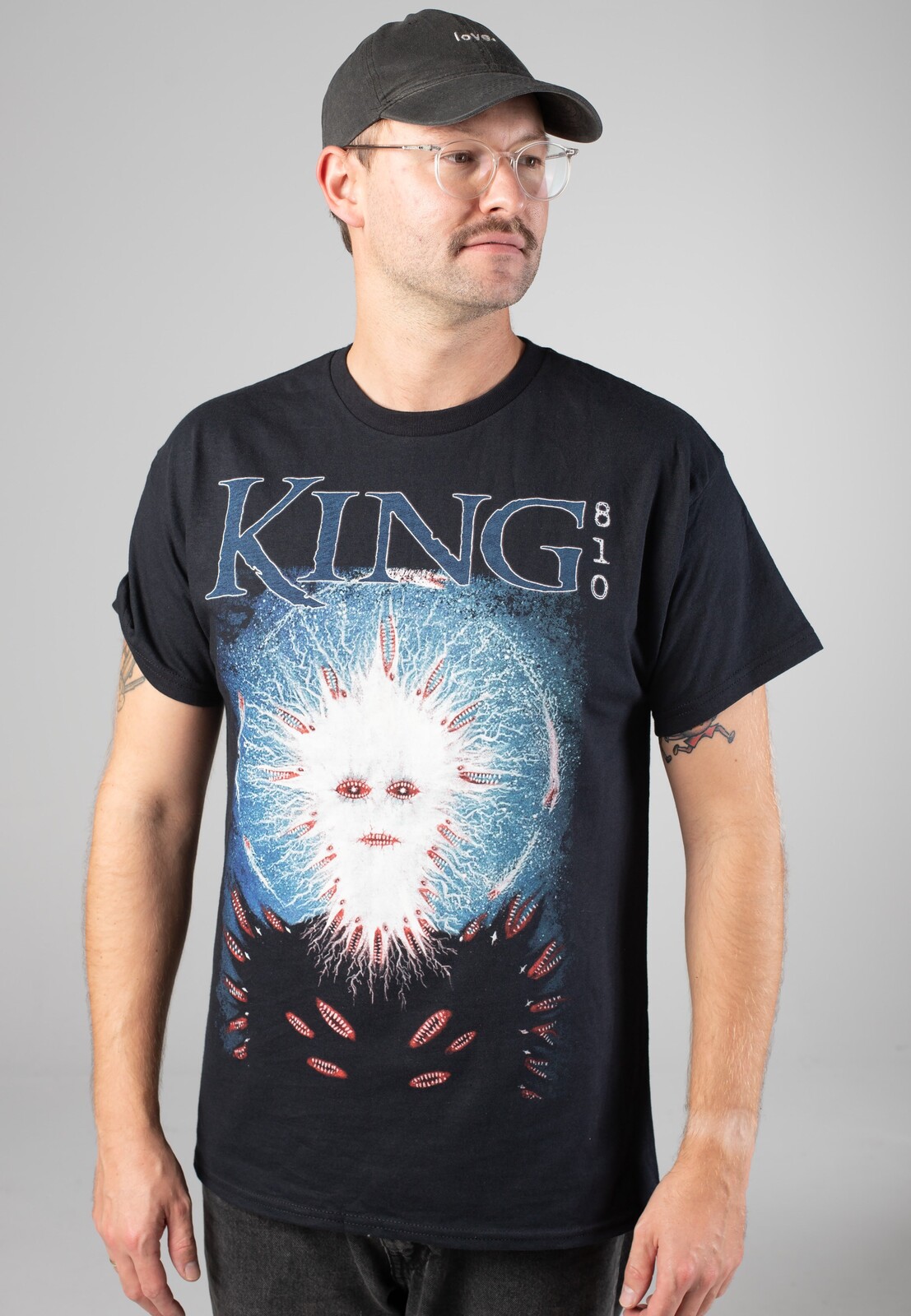 King 810 - Noonday Demon - T-Shirt - black - L - 100% Cotton,Jersey