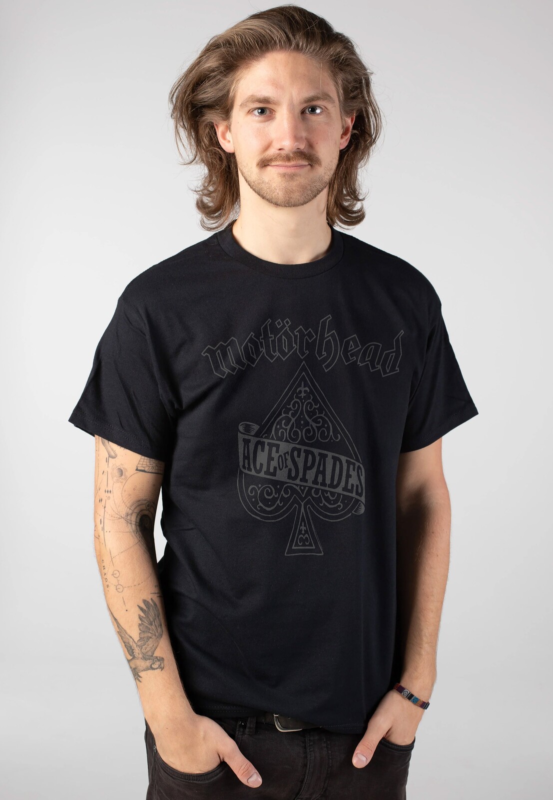 Motörhead - Tonal Ace Of Spades - T-Shirt - black - L - 100% Cotton,Jersey