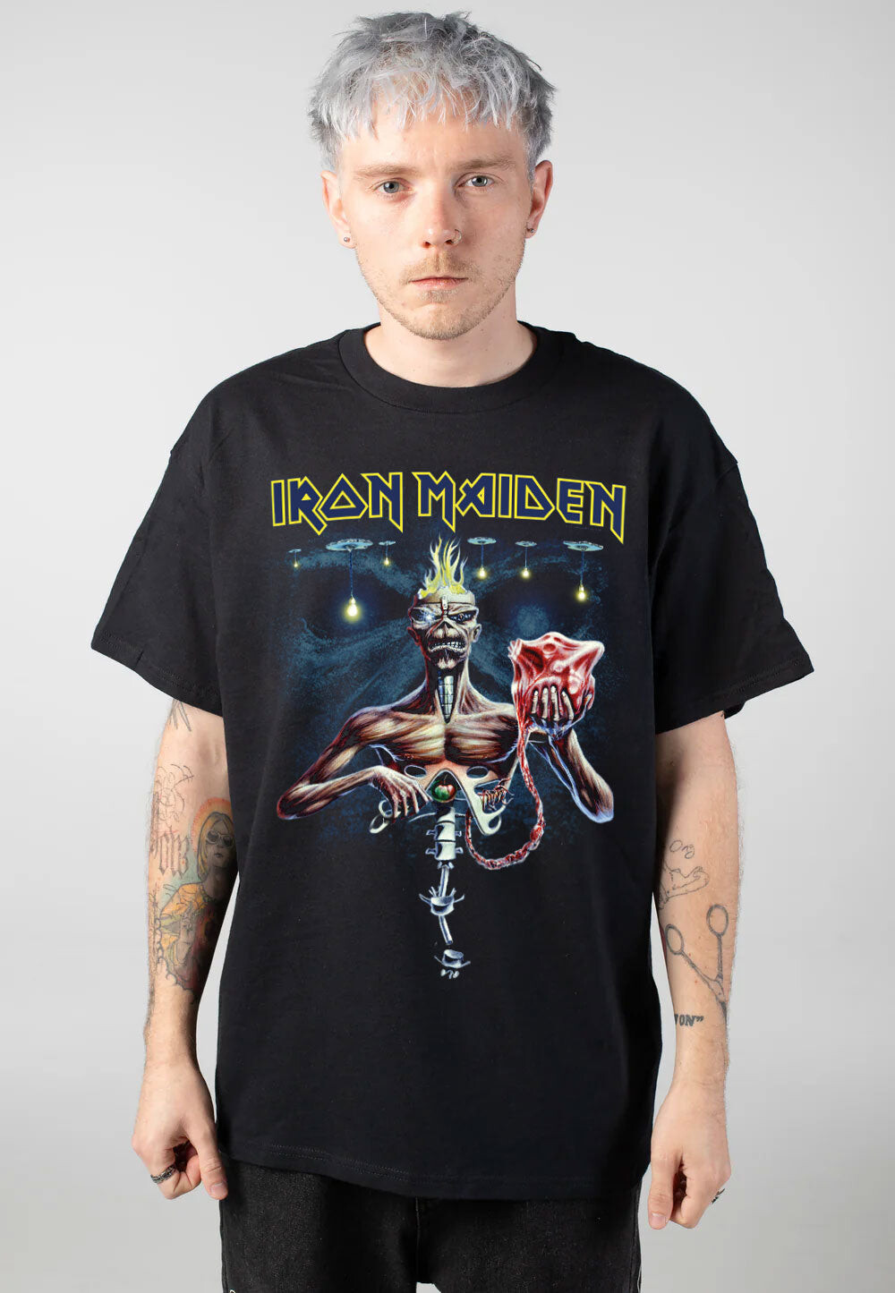 Iron Maiden - Seventh Son Double Vision - T-Shirt - black - L - 100% Cotton,Jersey