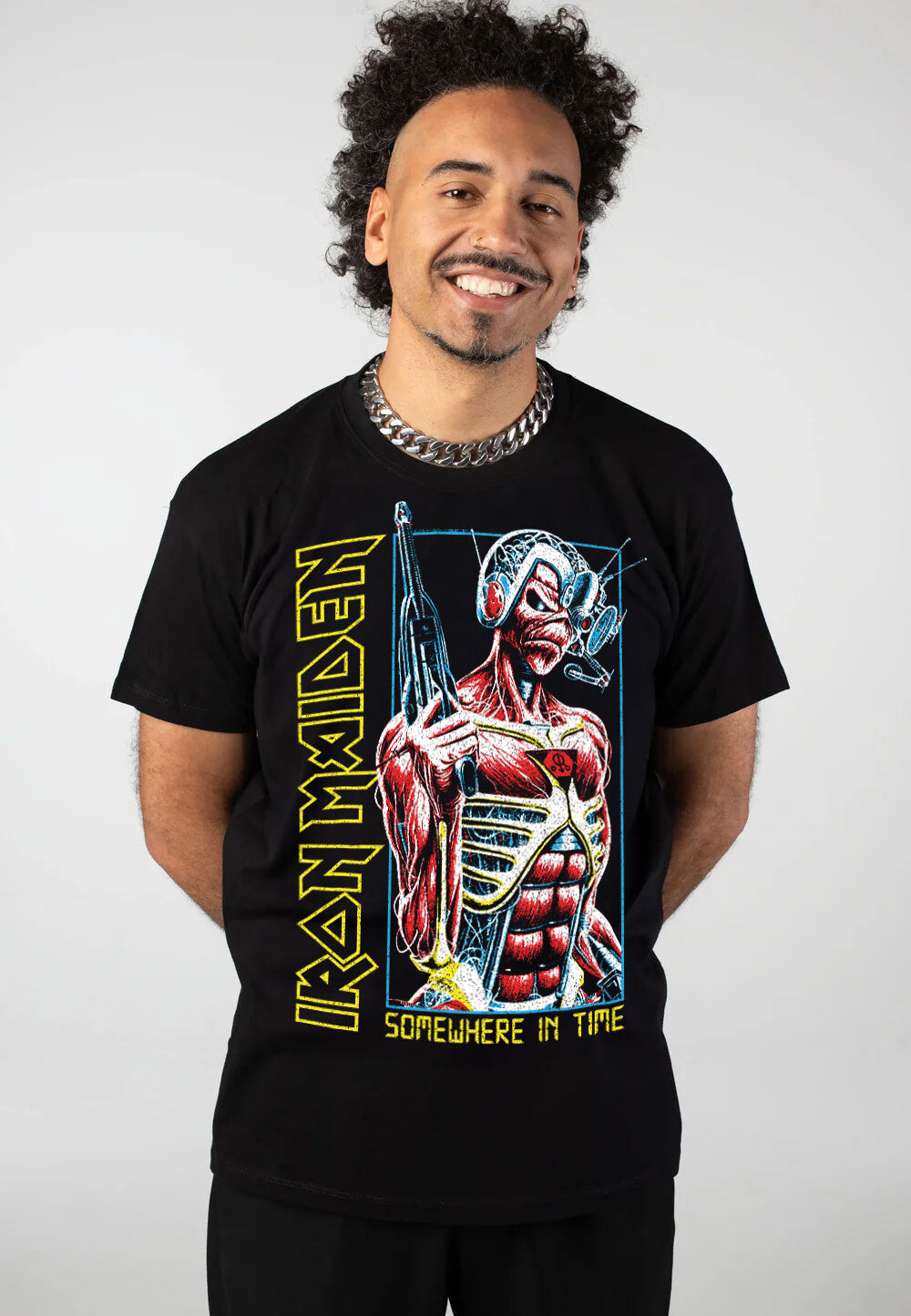 Iron Maiden - Somewhere In Time Box - T-Shirt - black - L - 100% Cotton,Jersey