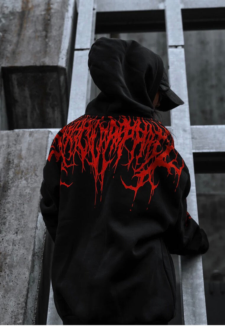 Stay Cold Apparel - Reign Of Blood Heavy Oversized Black - Hoodie - black - L - 65% Cotton, 35% Polyester,Sweat