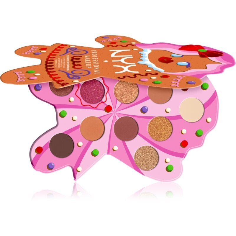 NYX Professional Makeup Gingerbaddie Land eyeshadow palette 1 pc