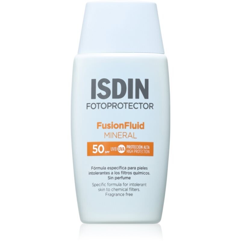 ISDIN Fotoprotector Fusion Fluid Mineral SPF 50 protection fluid for sensitive skin SPF 50 50 ml