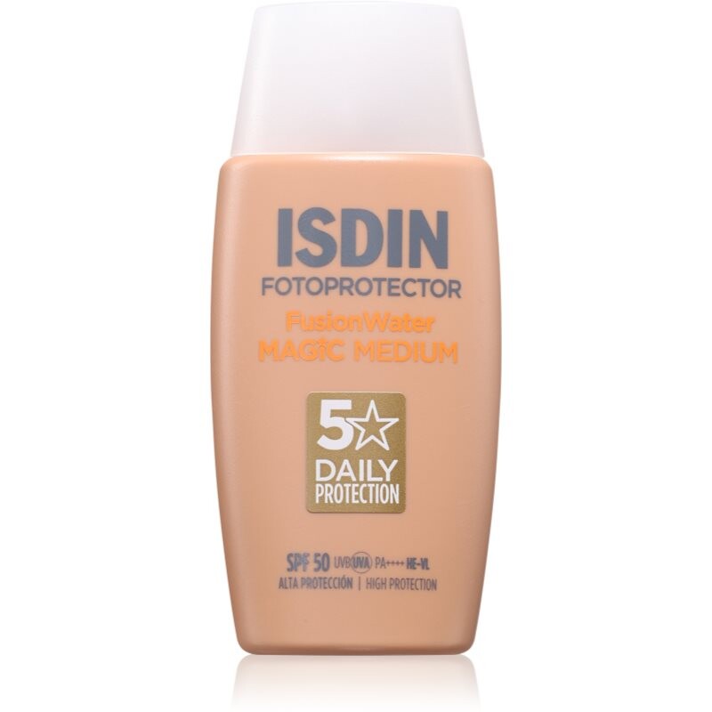 ISDIN Fotoprotector FusionWater Magic Medium SPF50 light tinted fluid SPF 50 50 ml