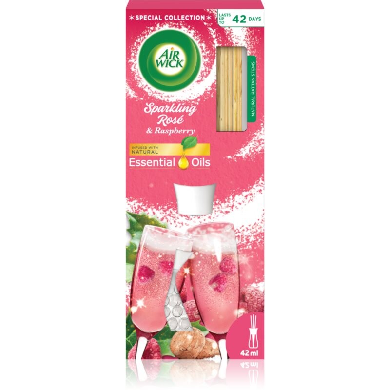 Air Wick Essential Oils Sparkling Rosé & Rasberry aroma diffuser with filling 25 ml