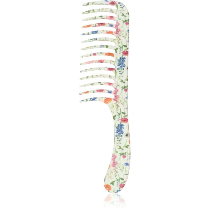 Denman Floral Fantasies D28 Wide Tooth Detangler Comb comb 1 pc