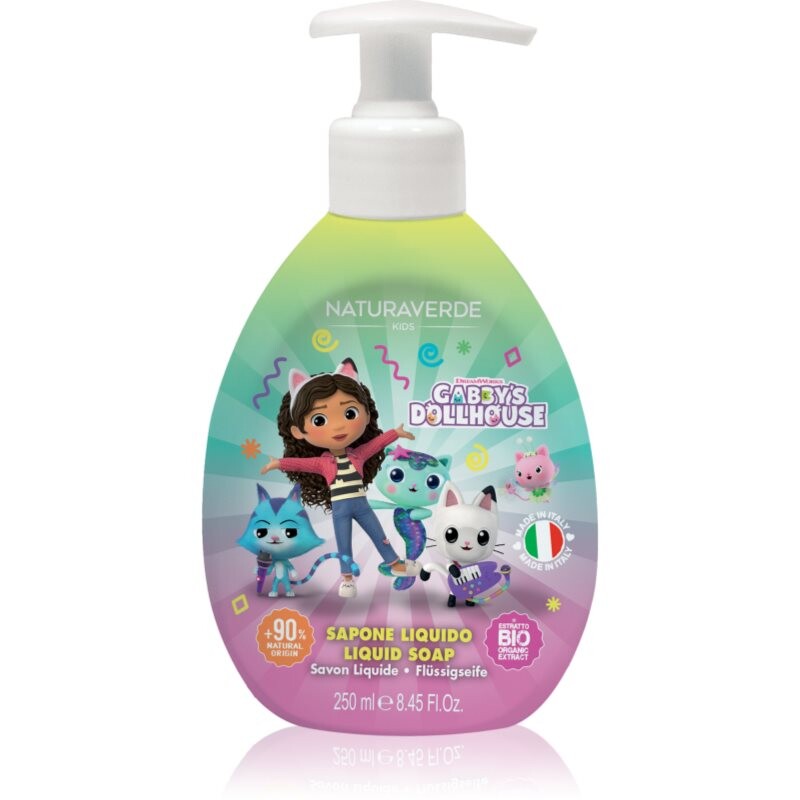 Gabby's Dollhouse Naturaverde Kids liquid soap for children 250 ml
