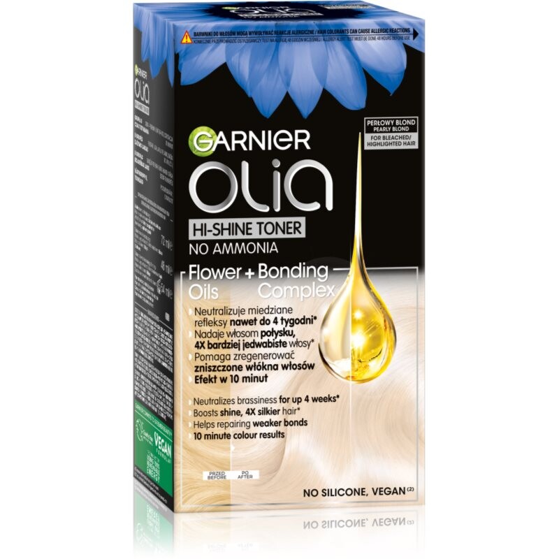 Garnier Olia Hi-Shine Toner colour toner for hair shade 10.2 Pearly Blond 1 pc