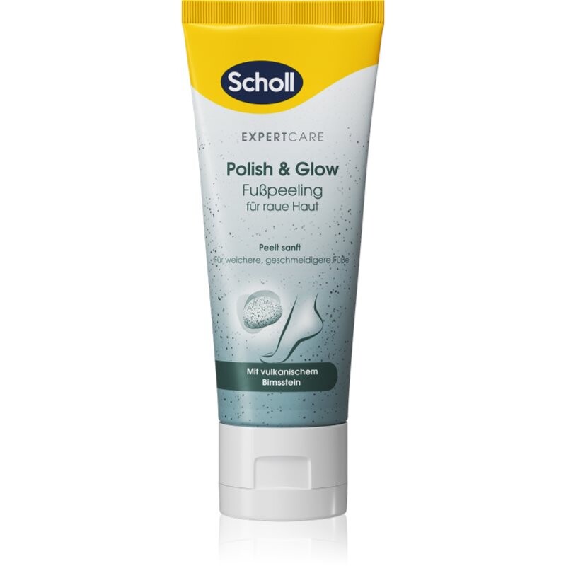 Scholl Foot Cream Polish & Glow exfoliating foot scrub 75 ml