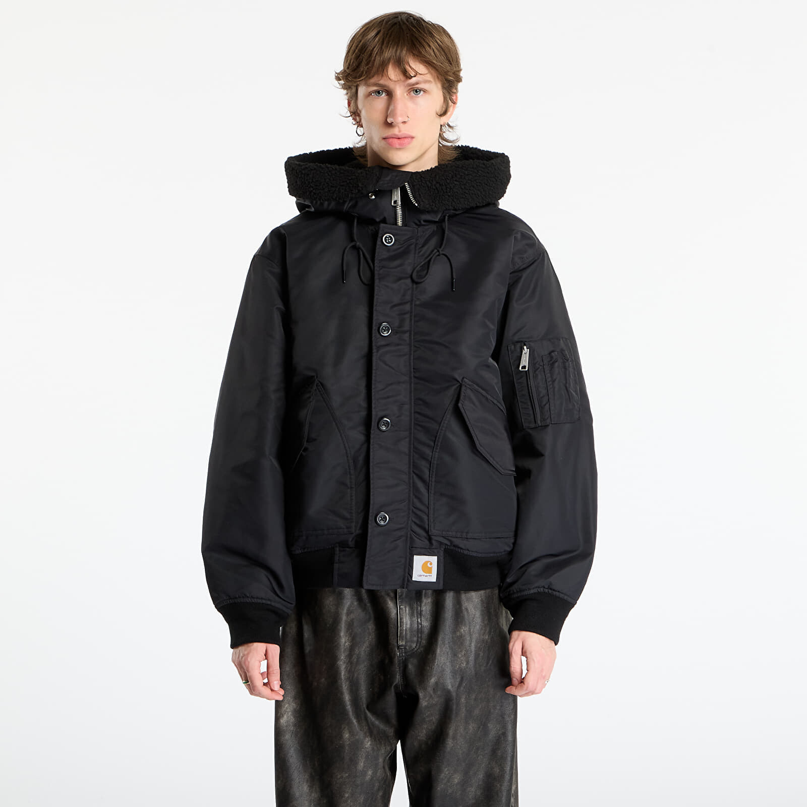 Jacket Carhartt WIP Hd Oltera Bomber UNISEX Black/ Black M