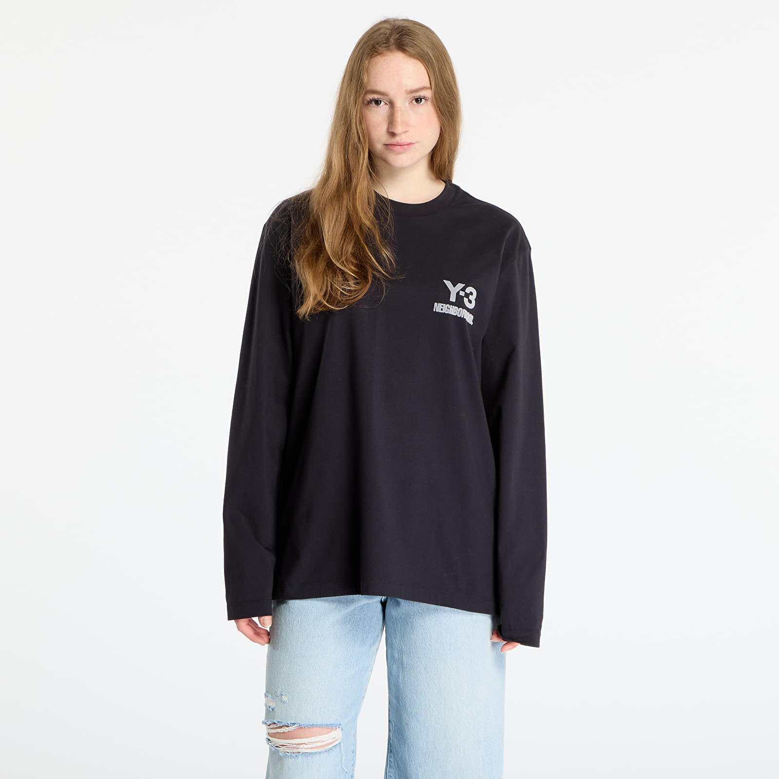 T-shirt Y-3 x Neighborhood Logo Long Sleeve Tee UNISEX Black L