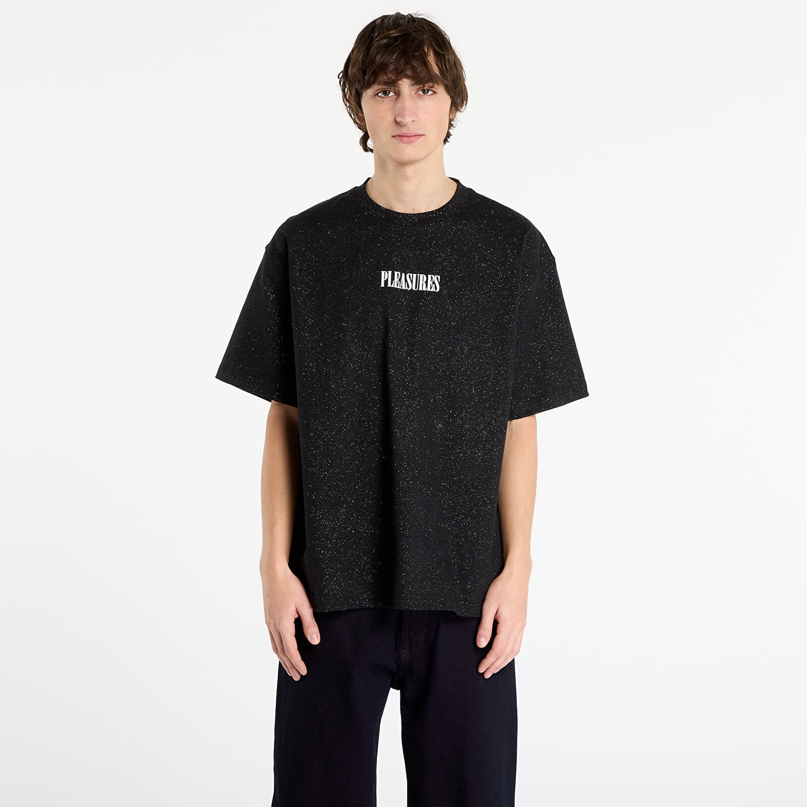 T-shirt PLEASURES Starry Heavyweight Shirt Black M