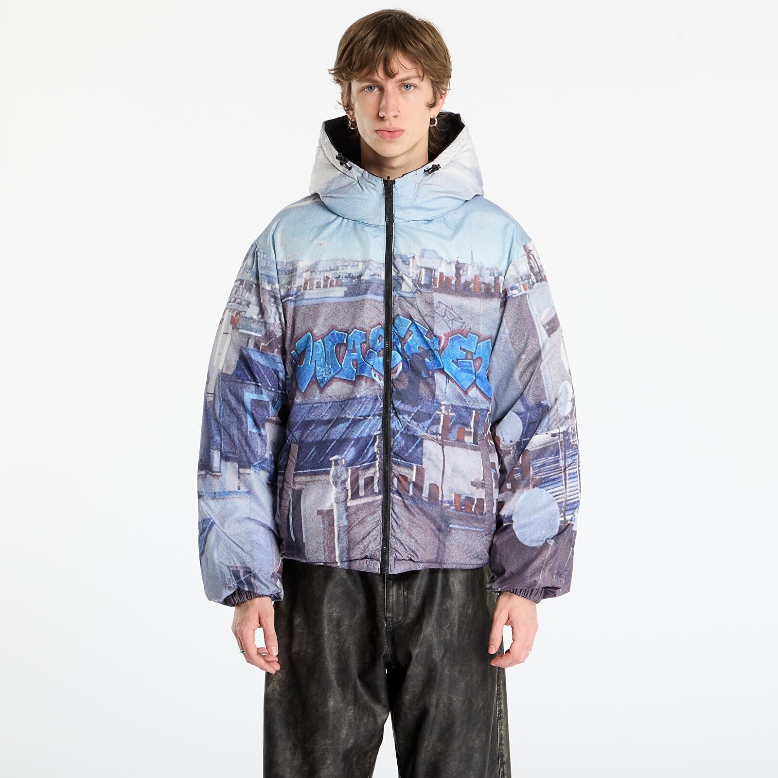 Jacket Wasted Paris M Elevation Puffer Black/ Multi XL