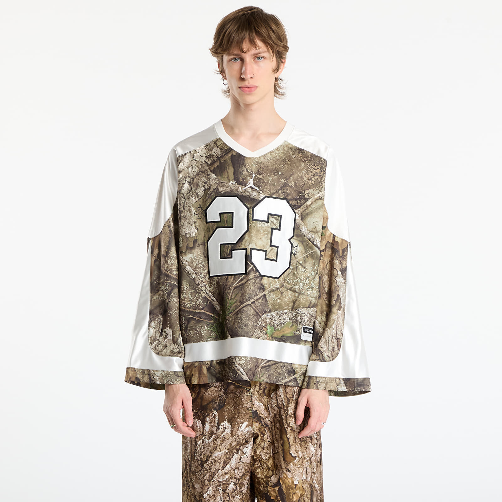 Jordan Brooklyn Men's Realtree Hockey Jersey Medium Olive/ Sail/ Sail M