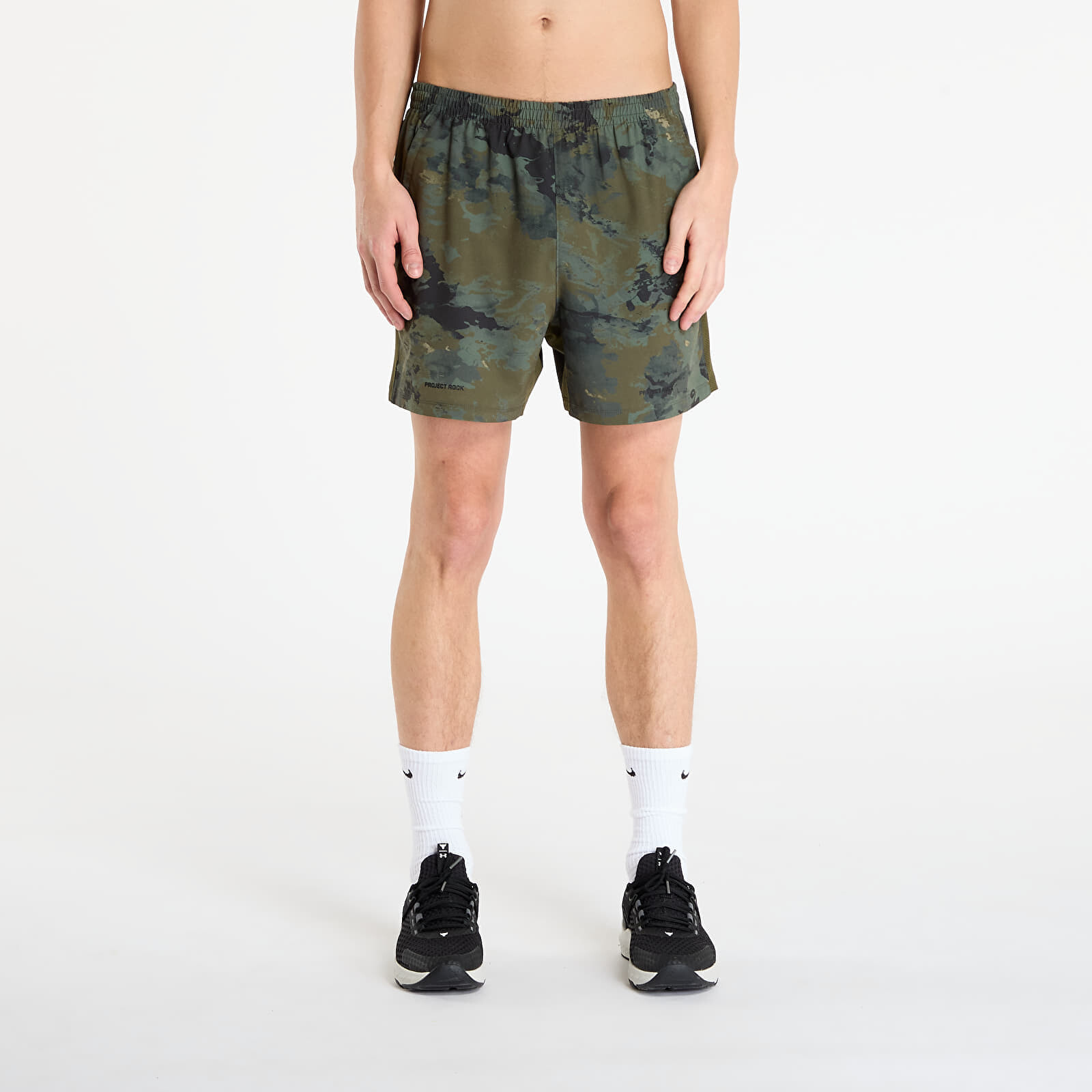 Shorts Under Armour Project Rock Ultimate Short Green Camo S
