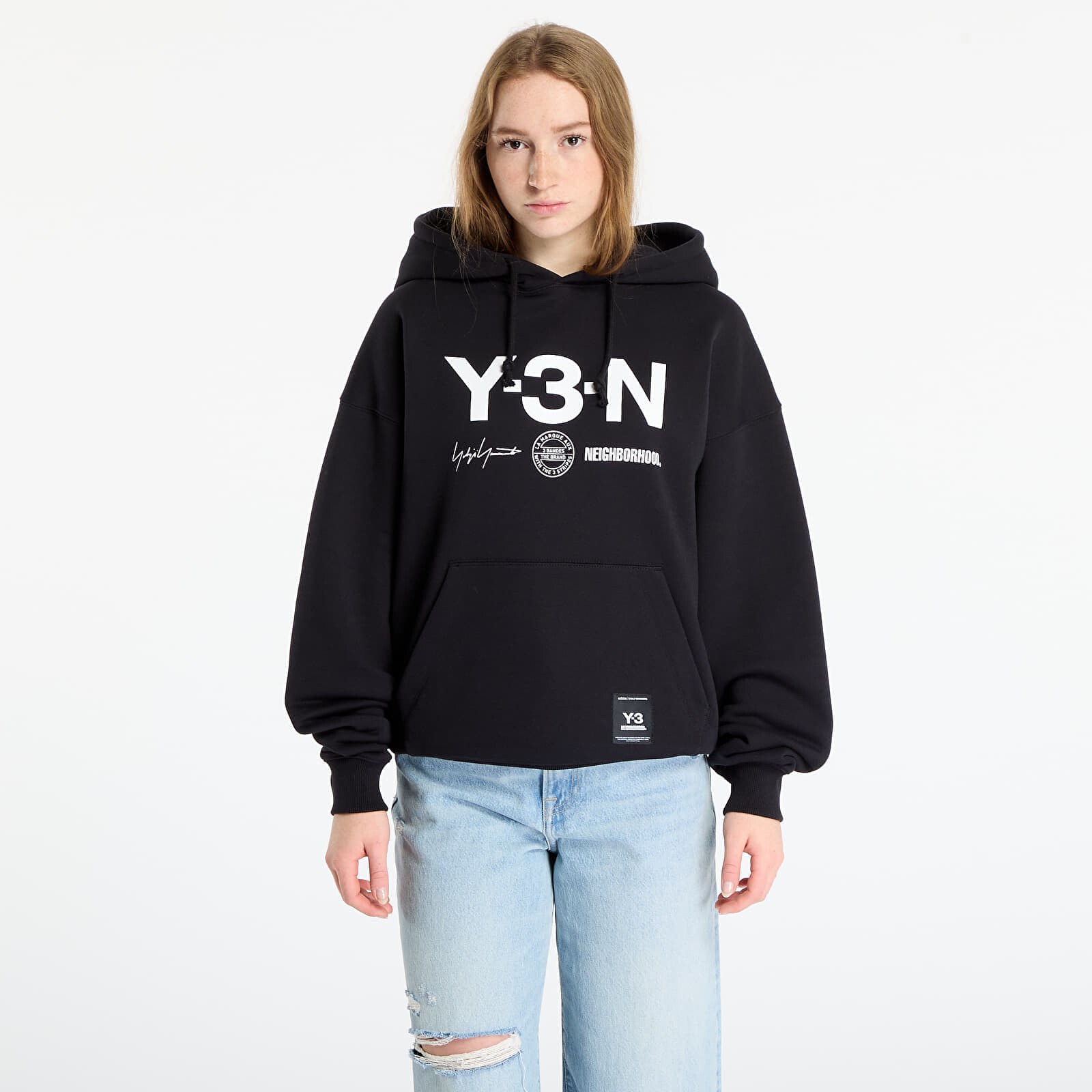 Sweatshirt Y-3 x Neighborhood Graphic Hoodie UNISEX Black XL