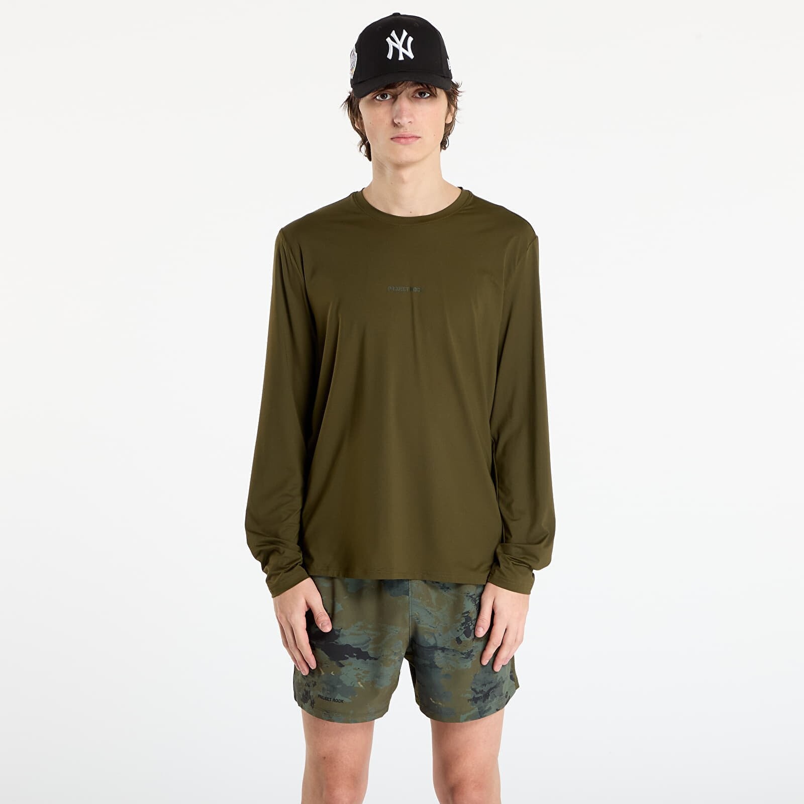 T-shirt Under Armour Project Rock Iso Chill LS Green XL
