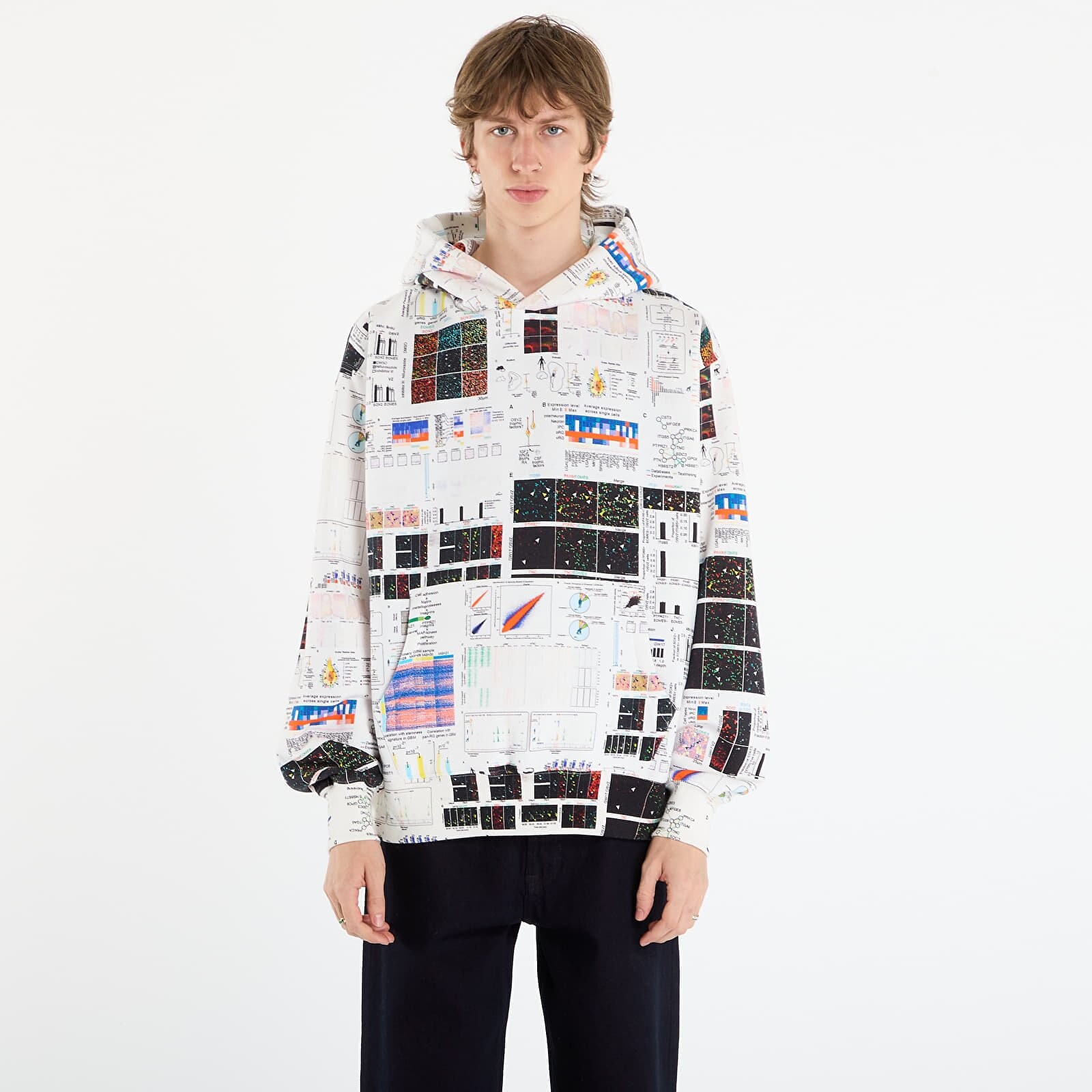 Sweatshirt PLEASURES Textbook Hoodie Multi S