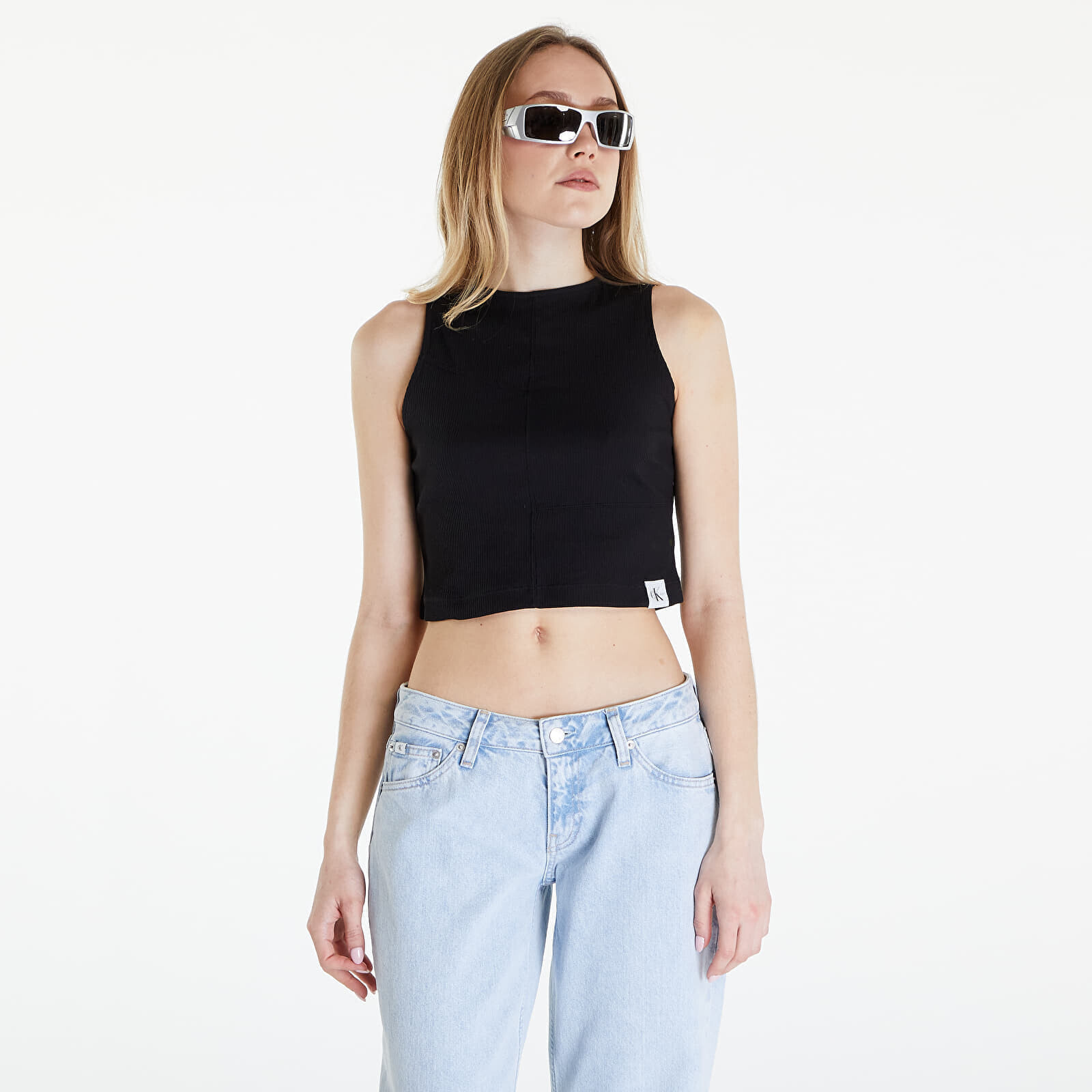 Tank top Calvin Klein Jeans Seaming Rib Tank Top Black XL
