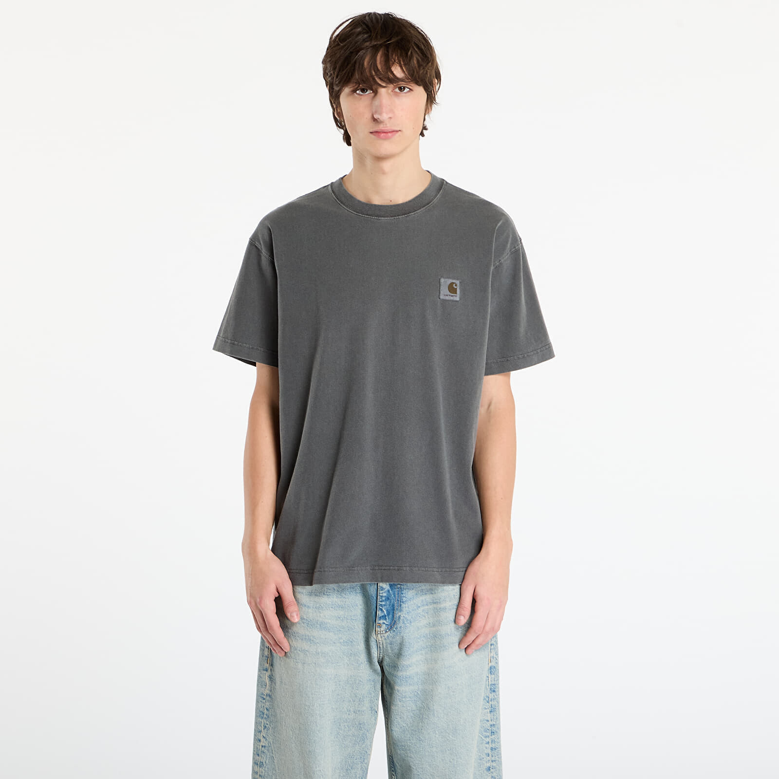 T-shirt Carhartt WIP S/S Vista T-Shirt UNISEX Black Garment Dyed XS