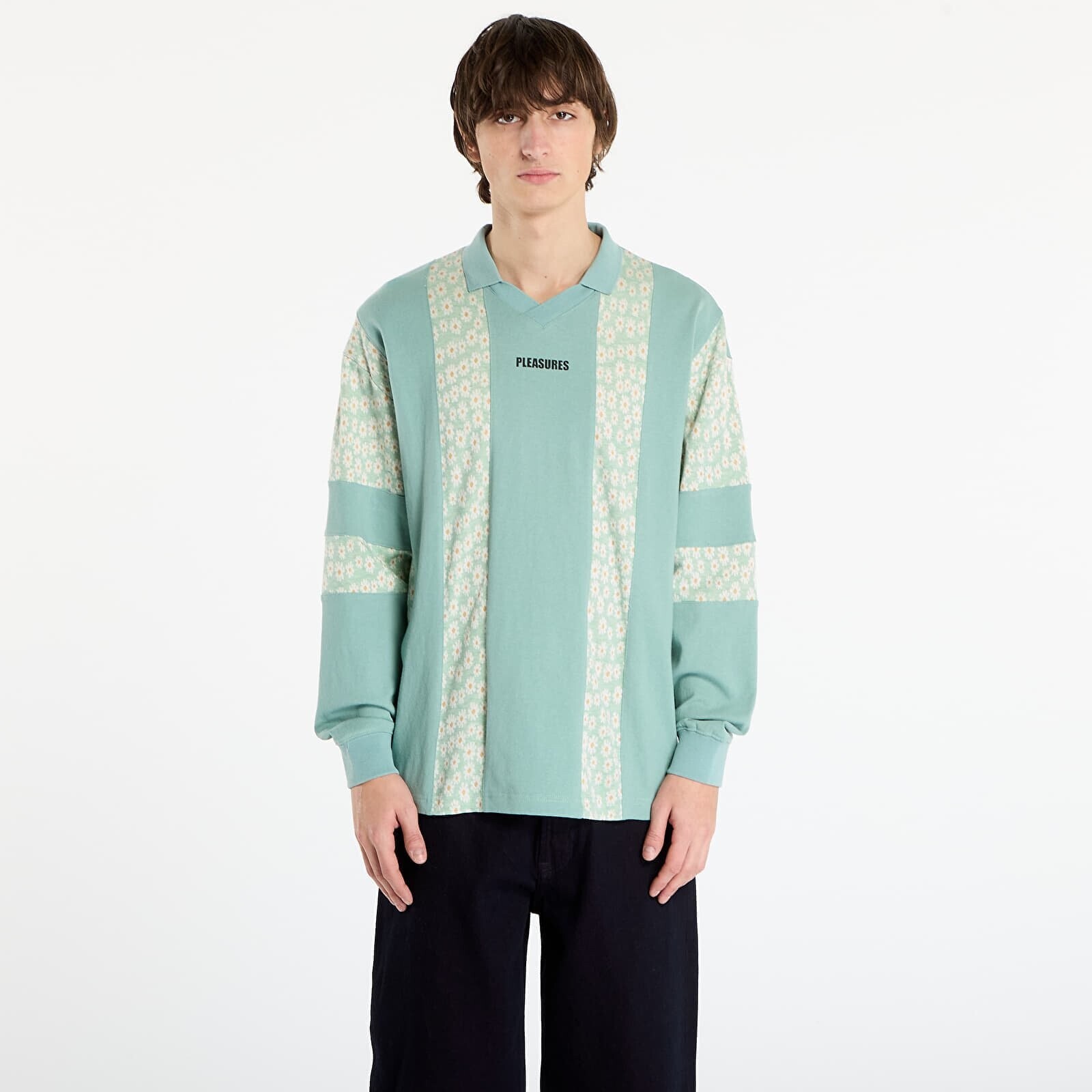 T-shirt PLEASURES Sounds Rugby Polo Matcha XL