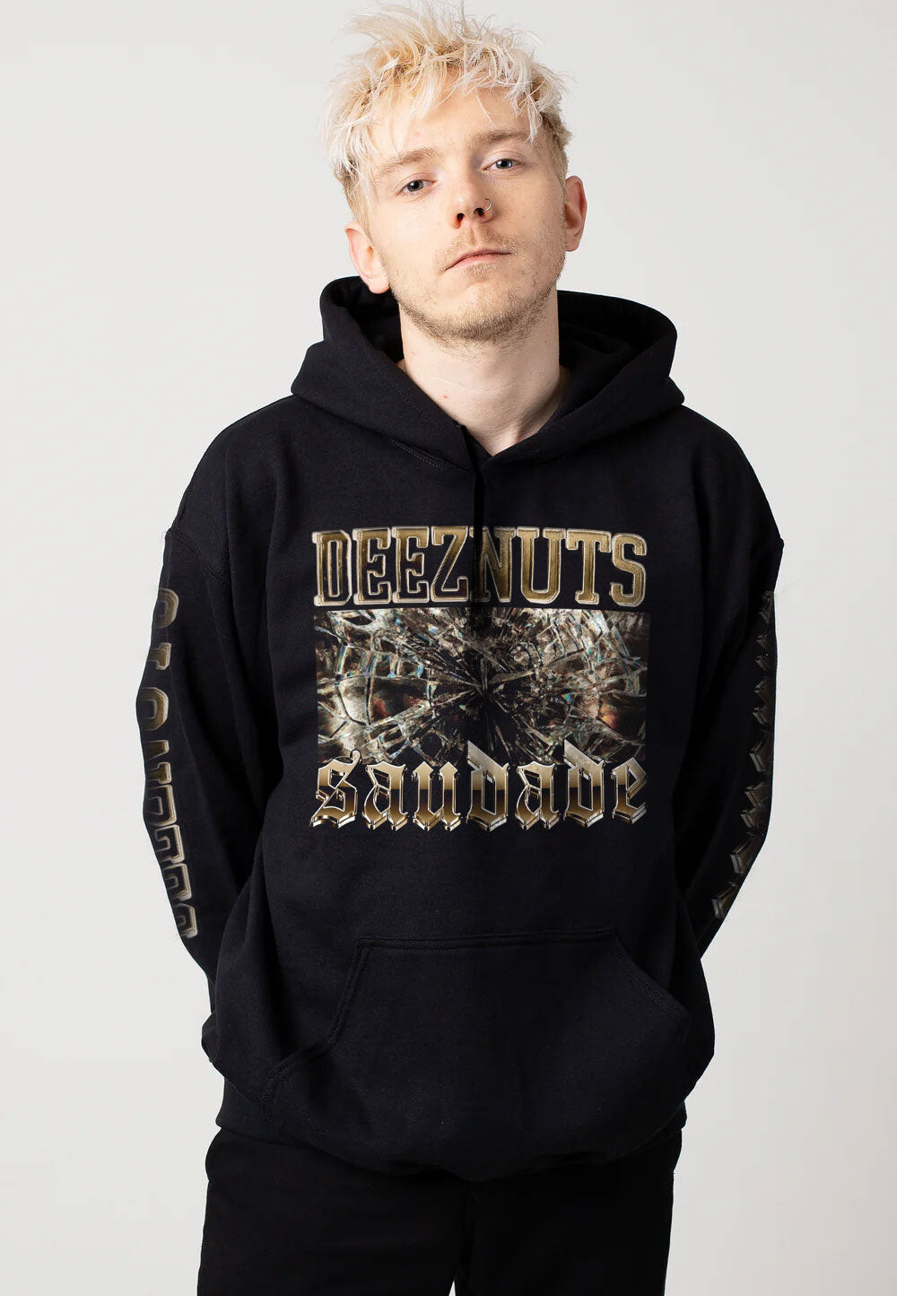 Deez Nuts - Saudade - Hoodie - black - L - 50% Cotton, 50% Polyester,Sweat