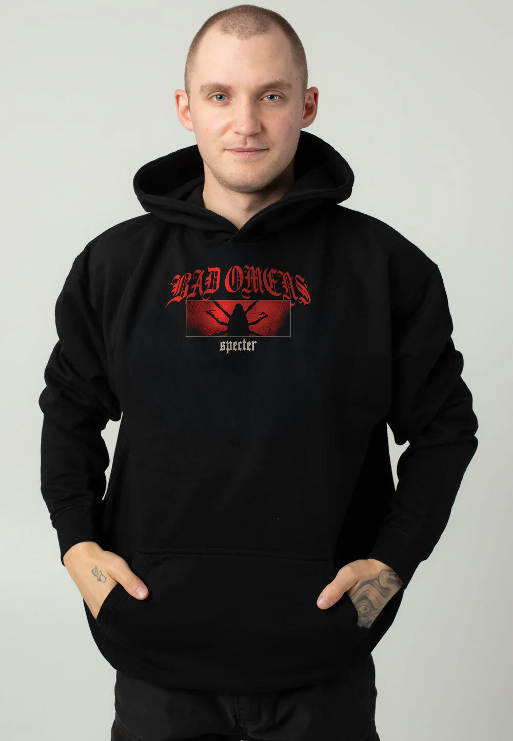 Bad Omens - Spider - Hoodie - black - L - 50% Cotton, 50% Polyester,Sweat
