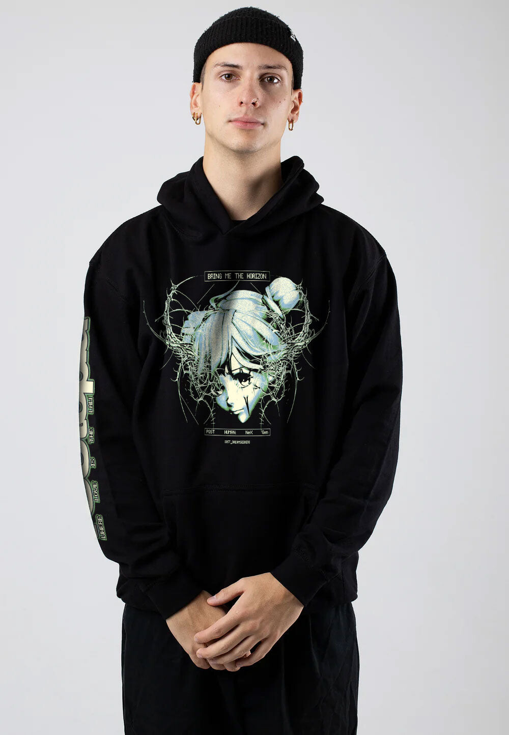 Bring Me The Horizon - Youtopia - Hoodie - black - L - 50% Cotton, 50% Polyester,Sweat