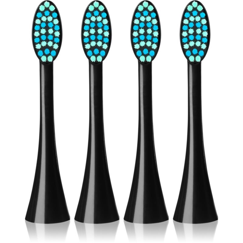 Concept Perfect Smile Sensitive Clean spare heads for sonic toothbrushes Black 4 pc