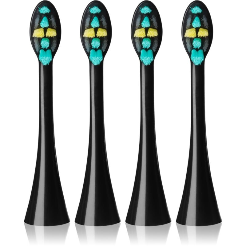 Concept Perfect Smile 3D Daily Clean spare heads for sonic toothbrushes Black 4 pc